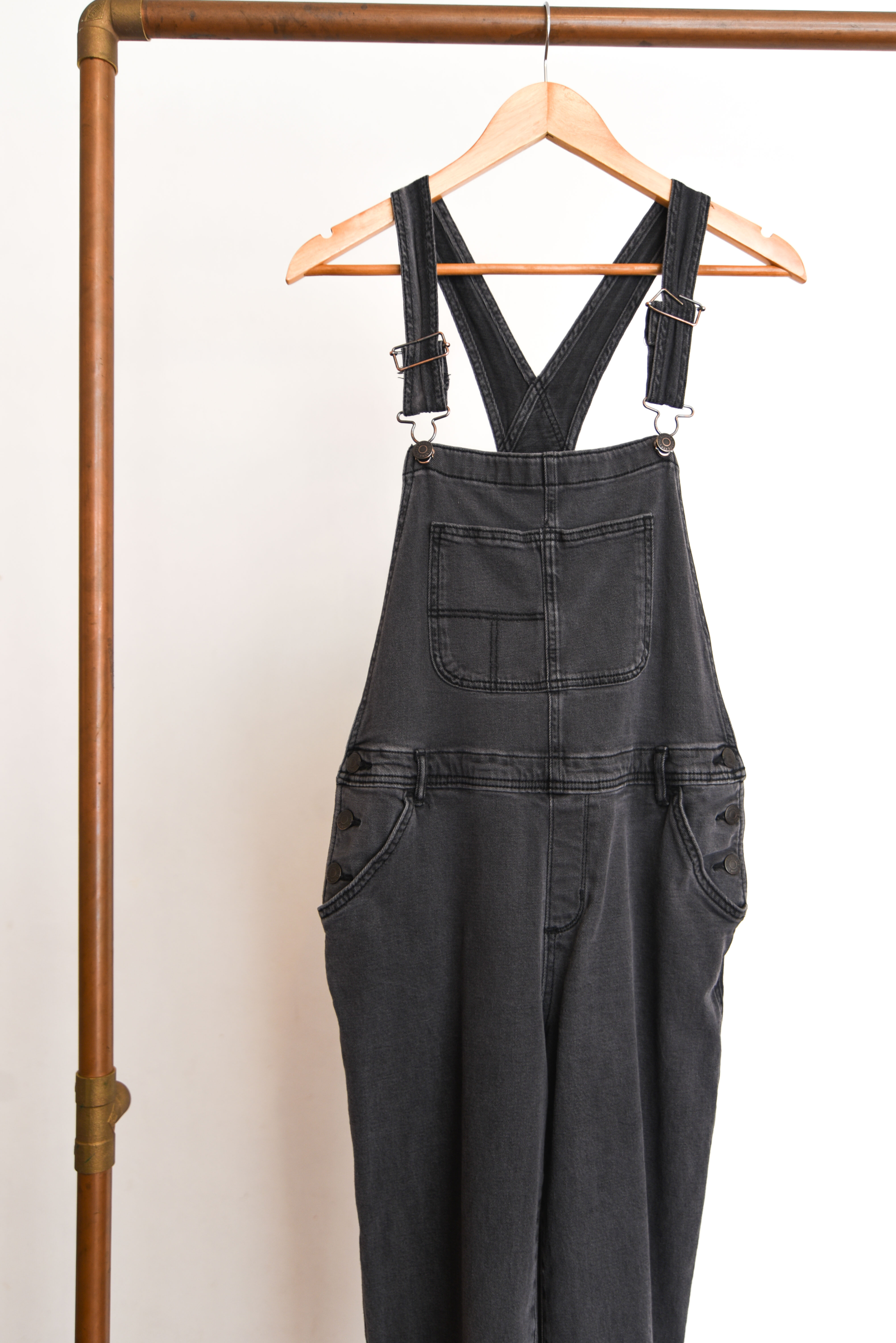 Jardinera grafito denim