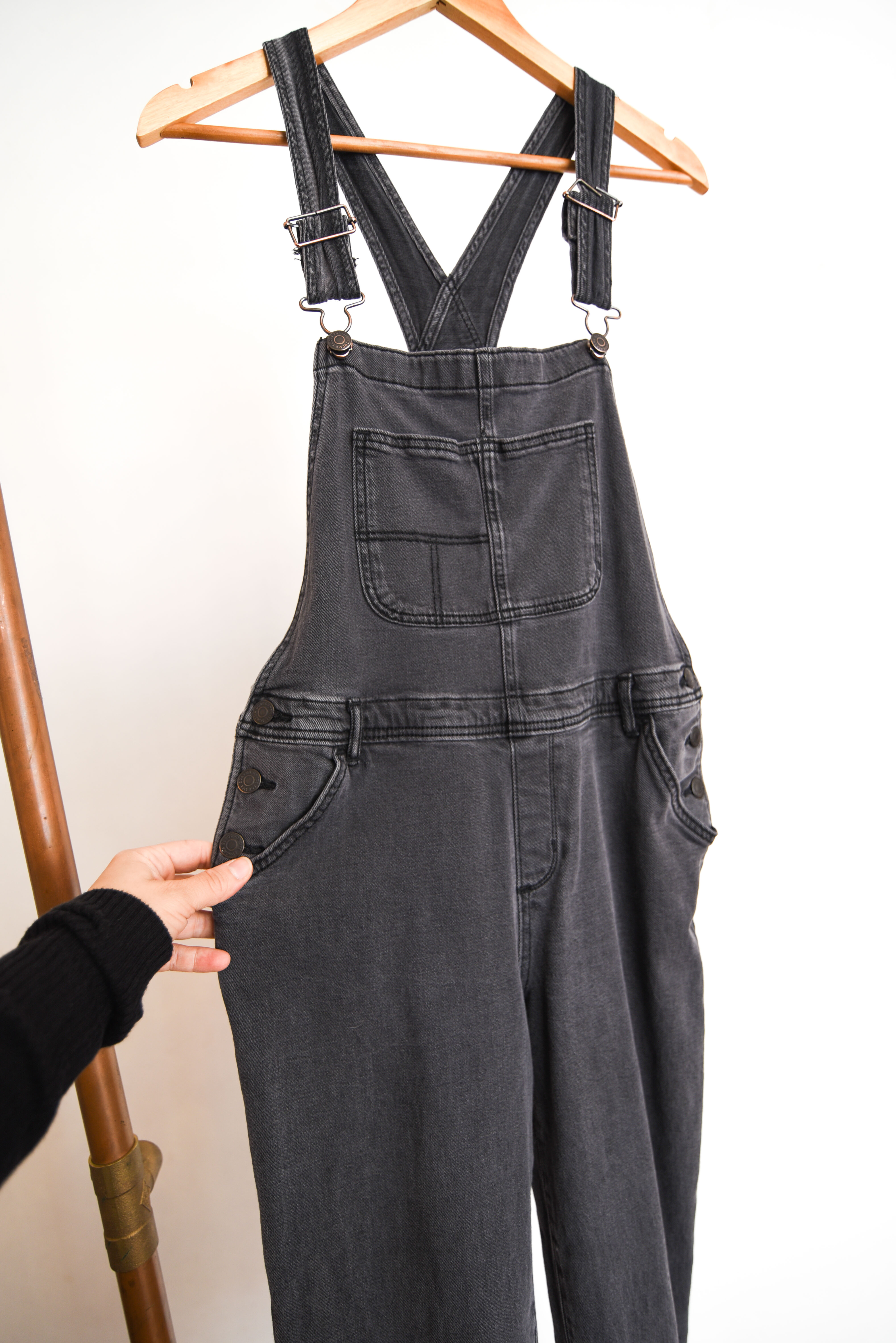 Jardinera grafito denim