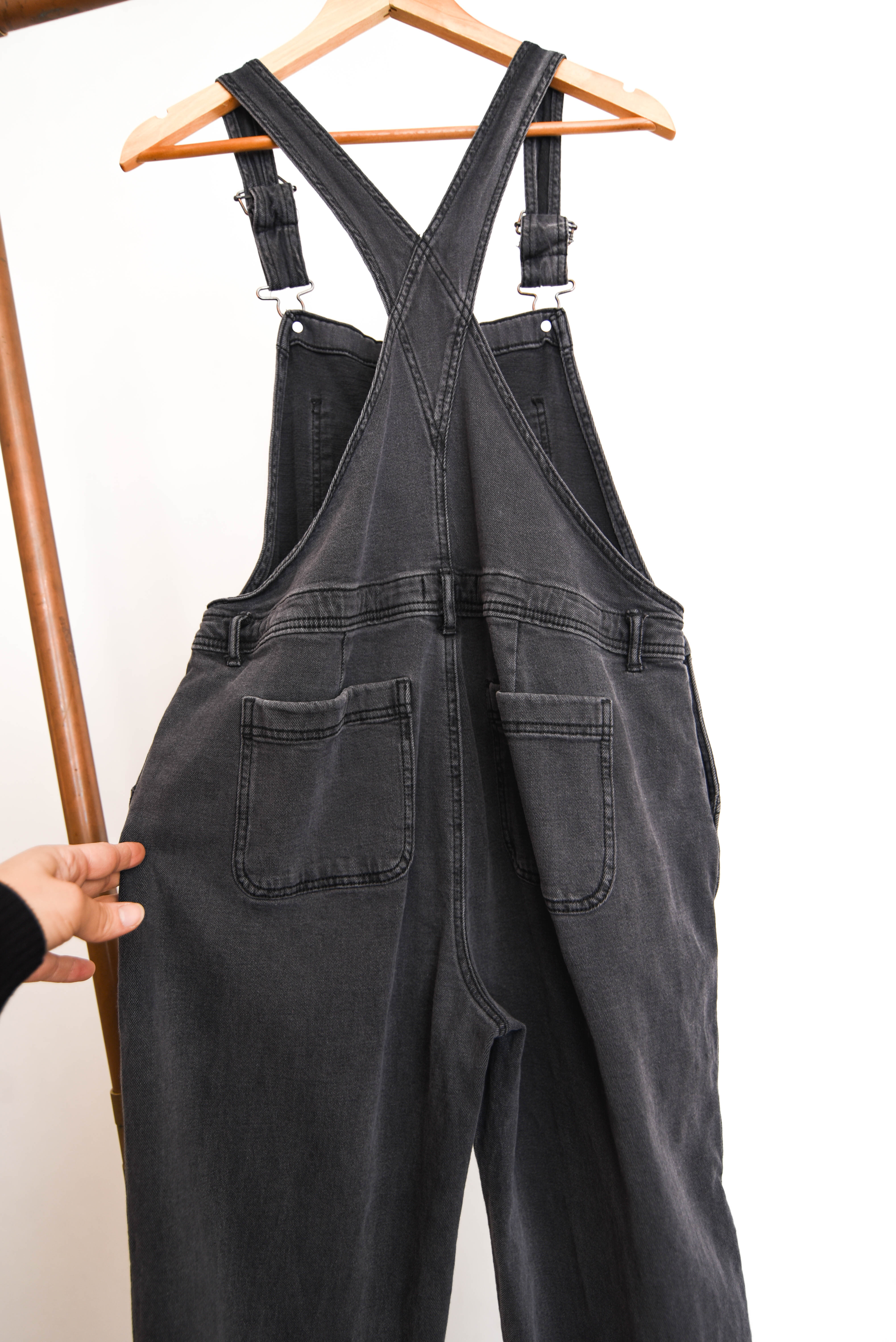 Jardinera grafito denim