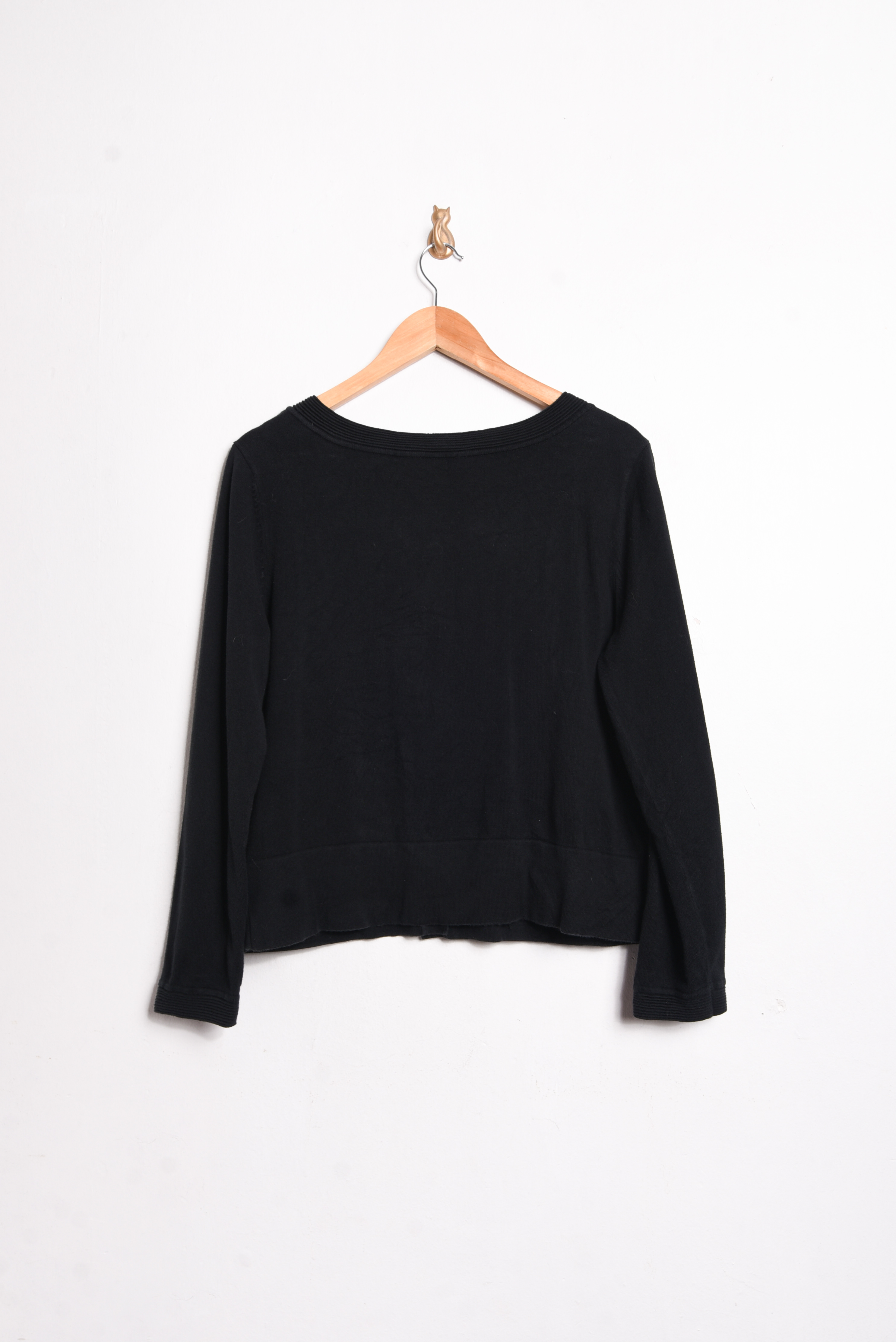 Cardigan negro y2k