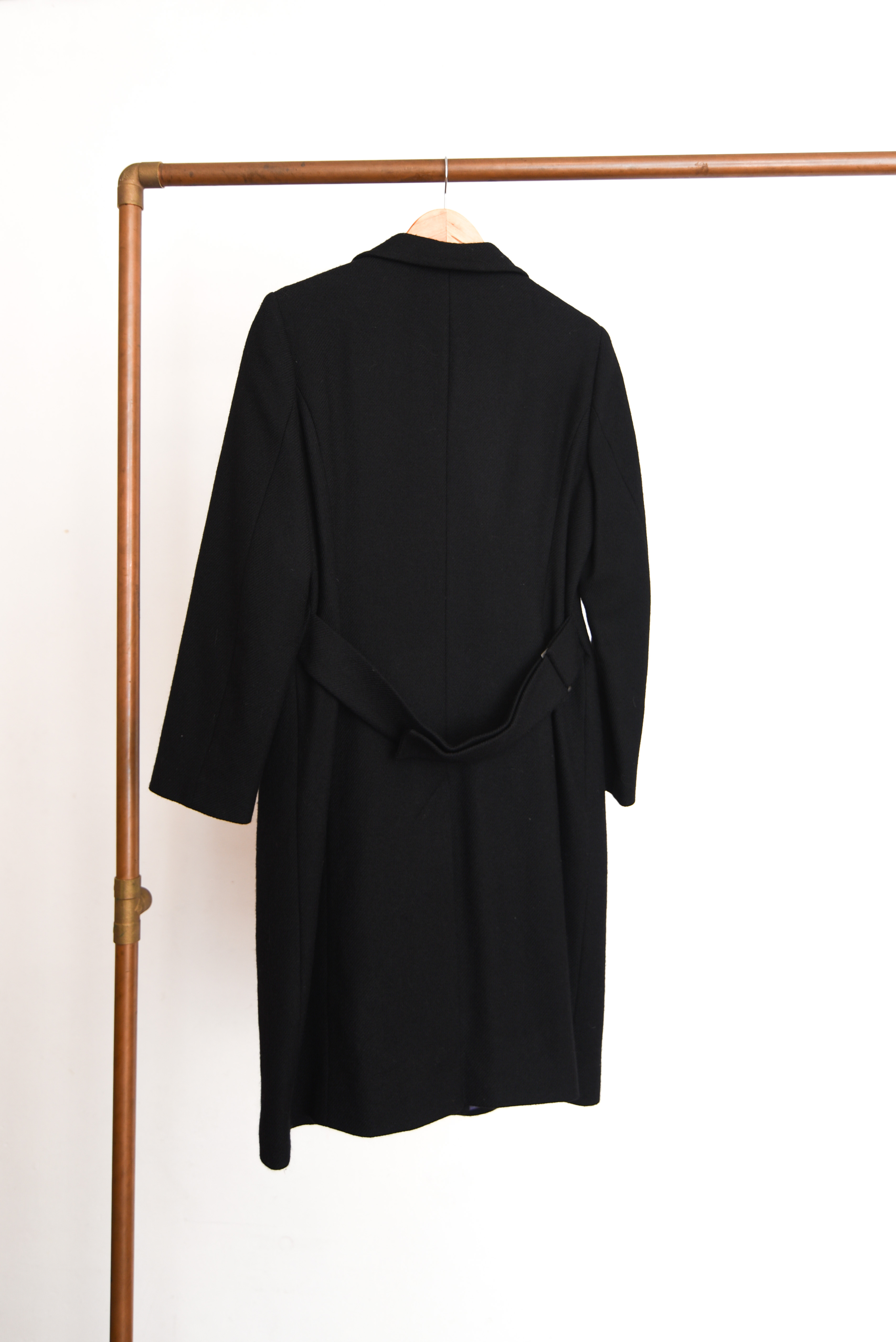 Abrigo negro Berlin wool