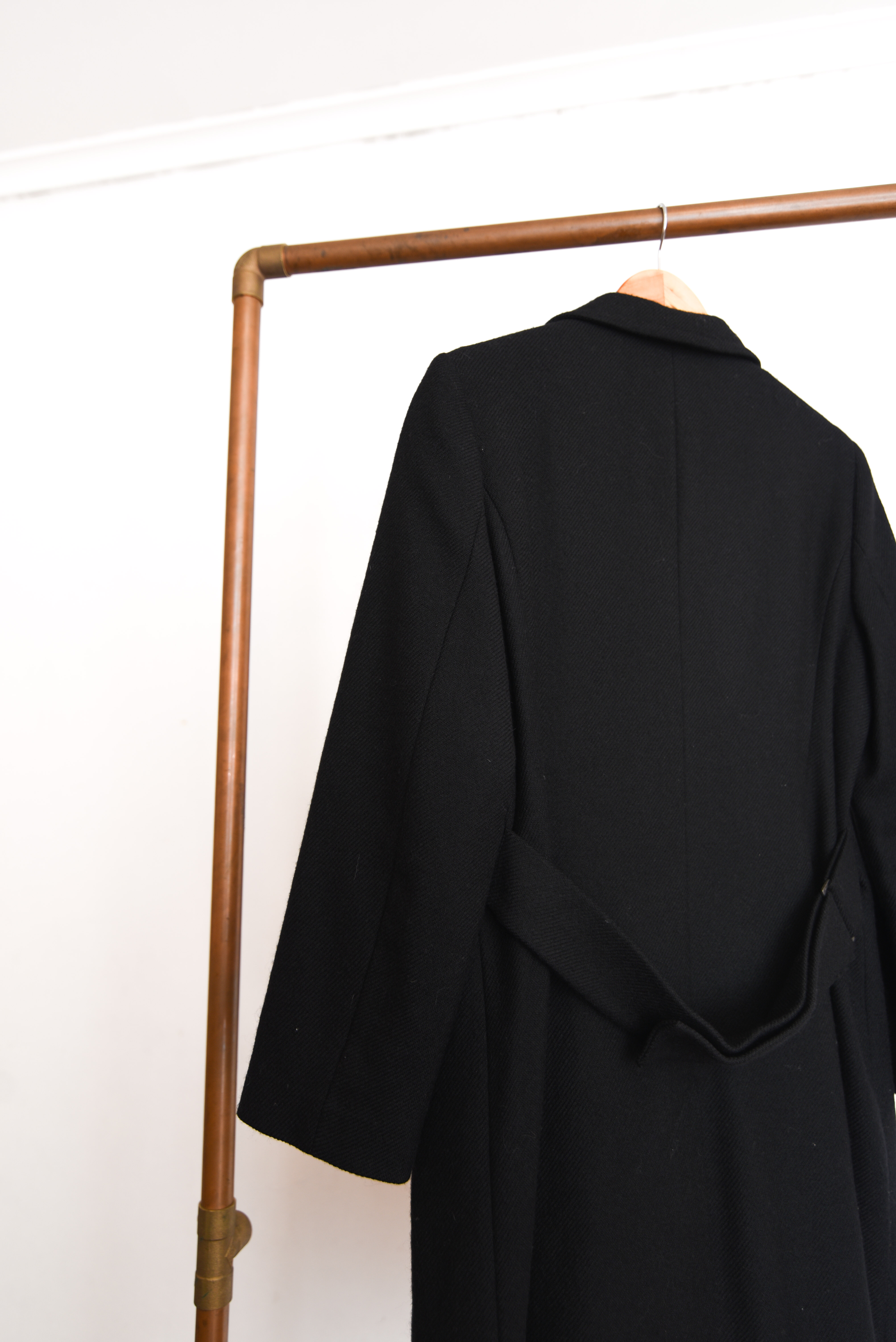 Abrigo negro Berlin wool