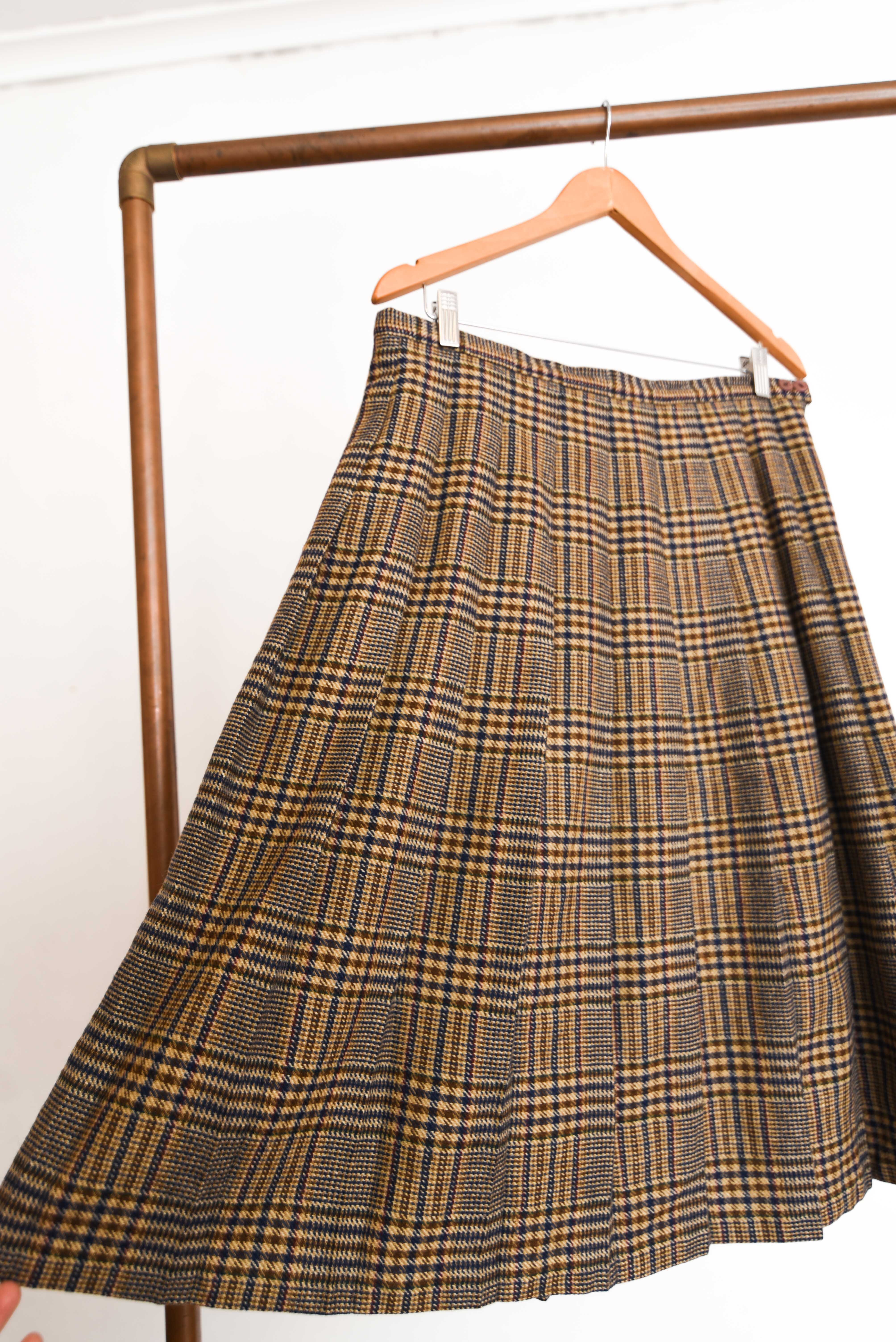 Falda lana tablas Principe de Gales