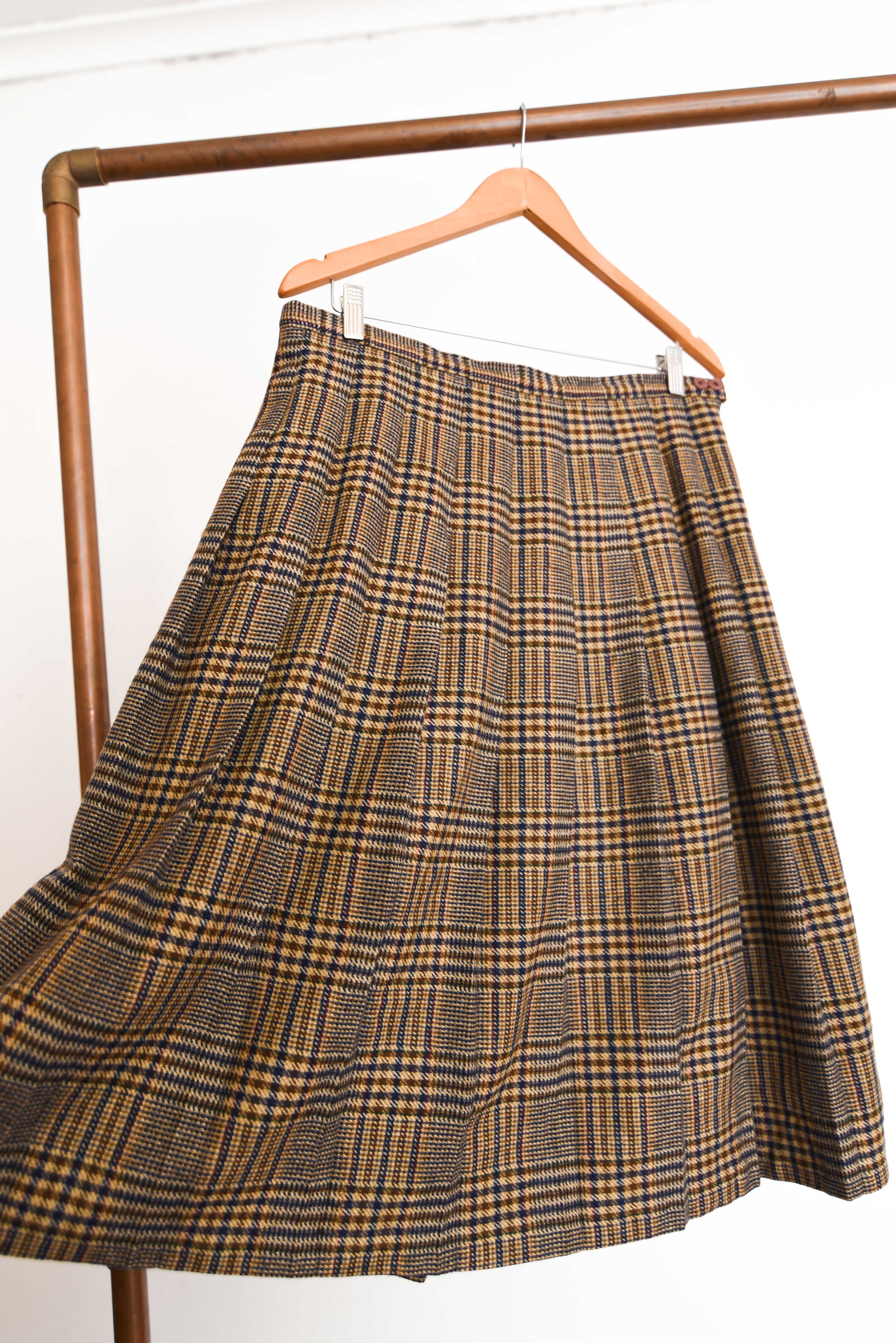 Falda lana tablas Principe de Gales