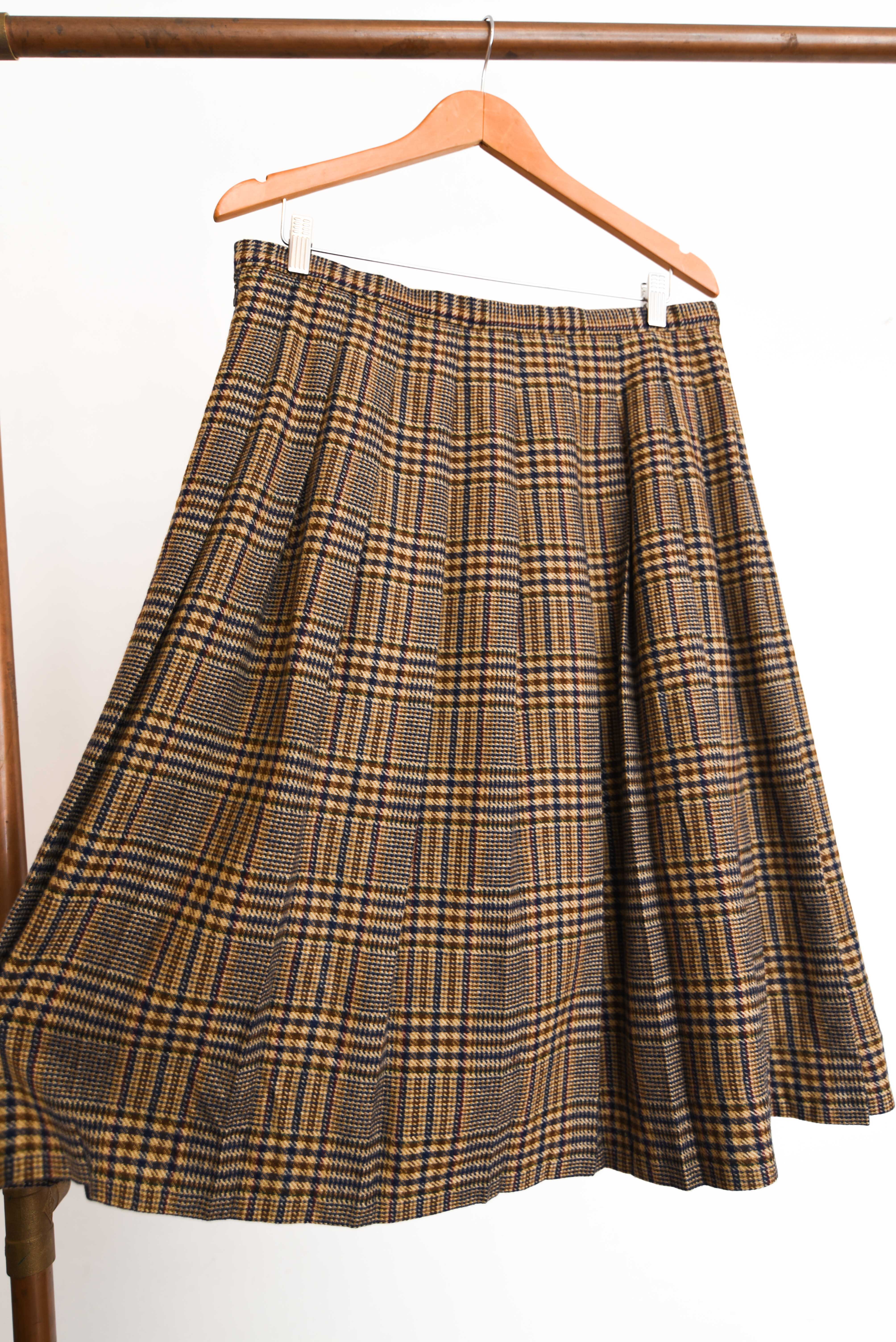 Falda lana tablas Principe de Gales