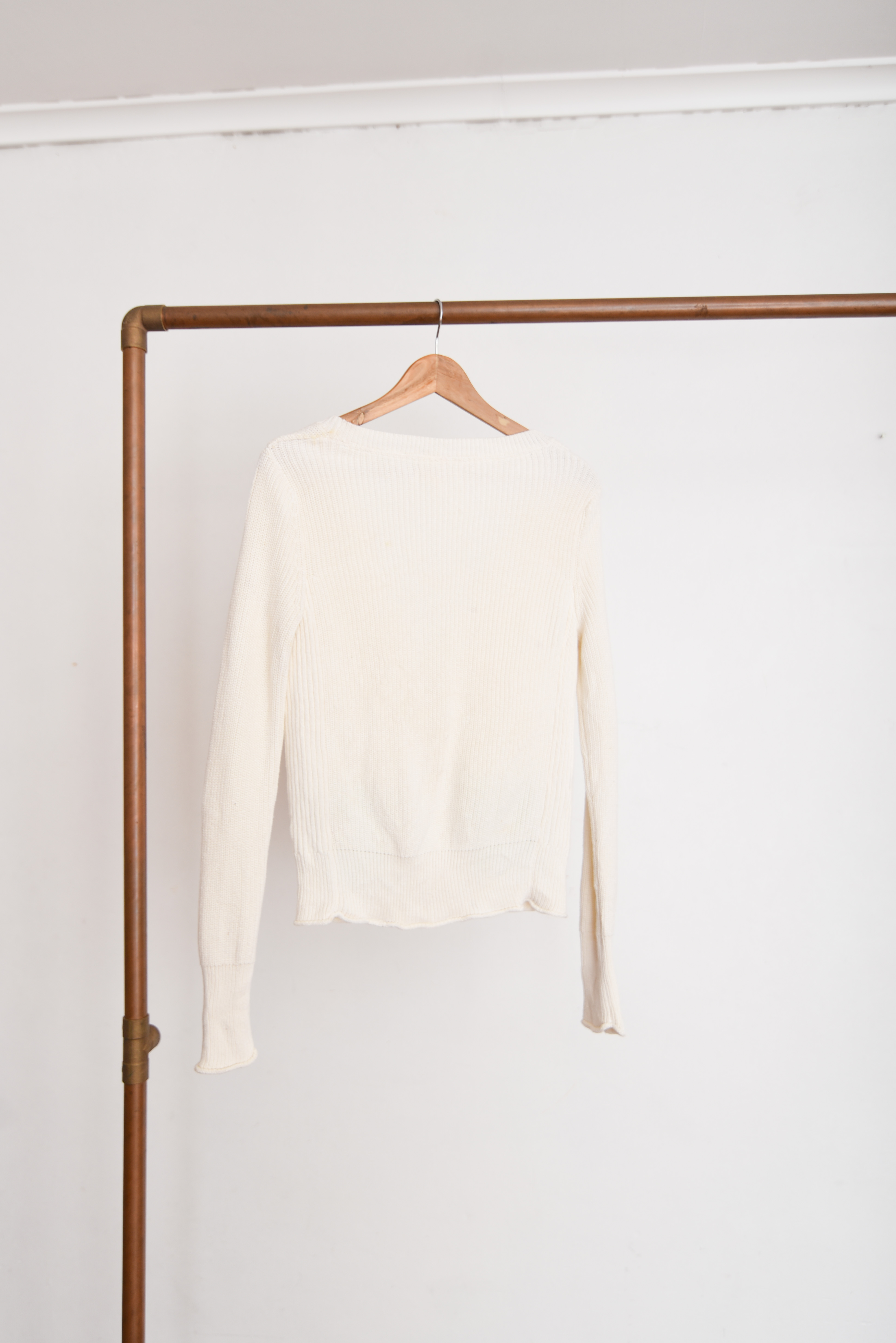 Cardigan marfil botones