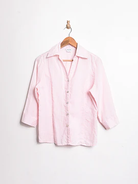 Blusa rosa pastel botones