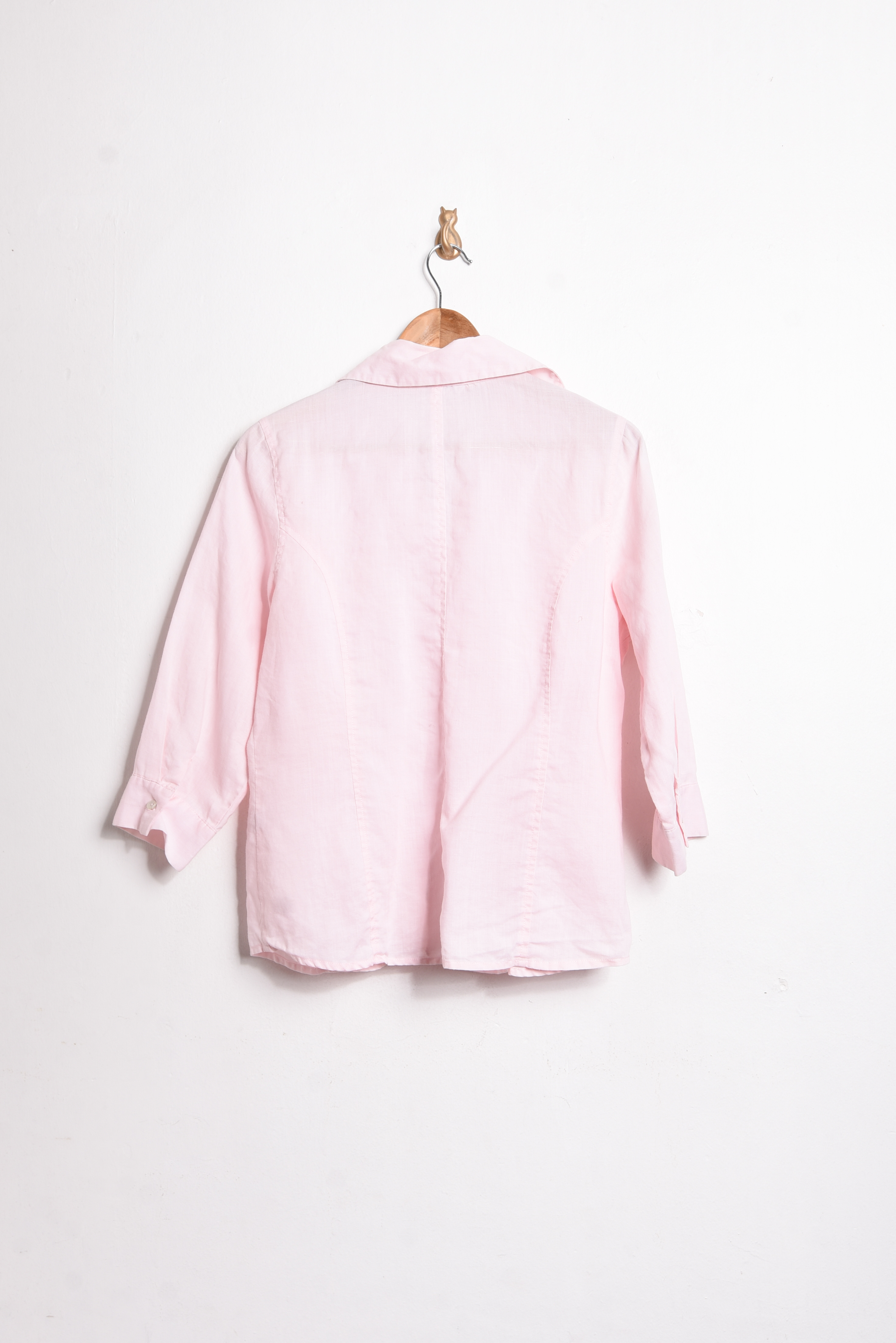 Blusa rosa pastel botones