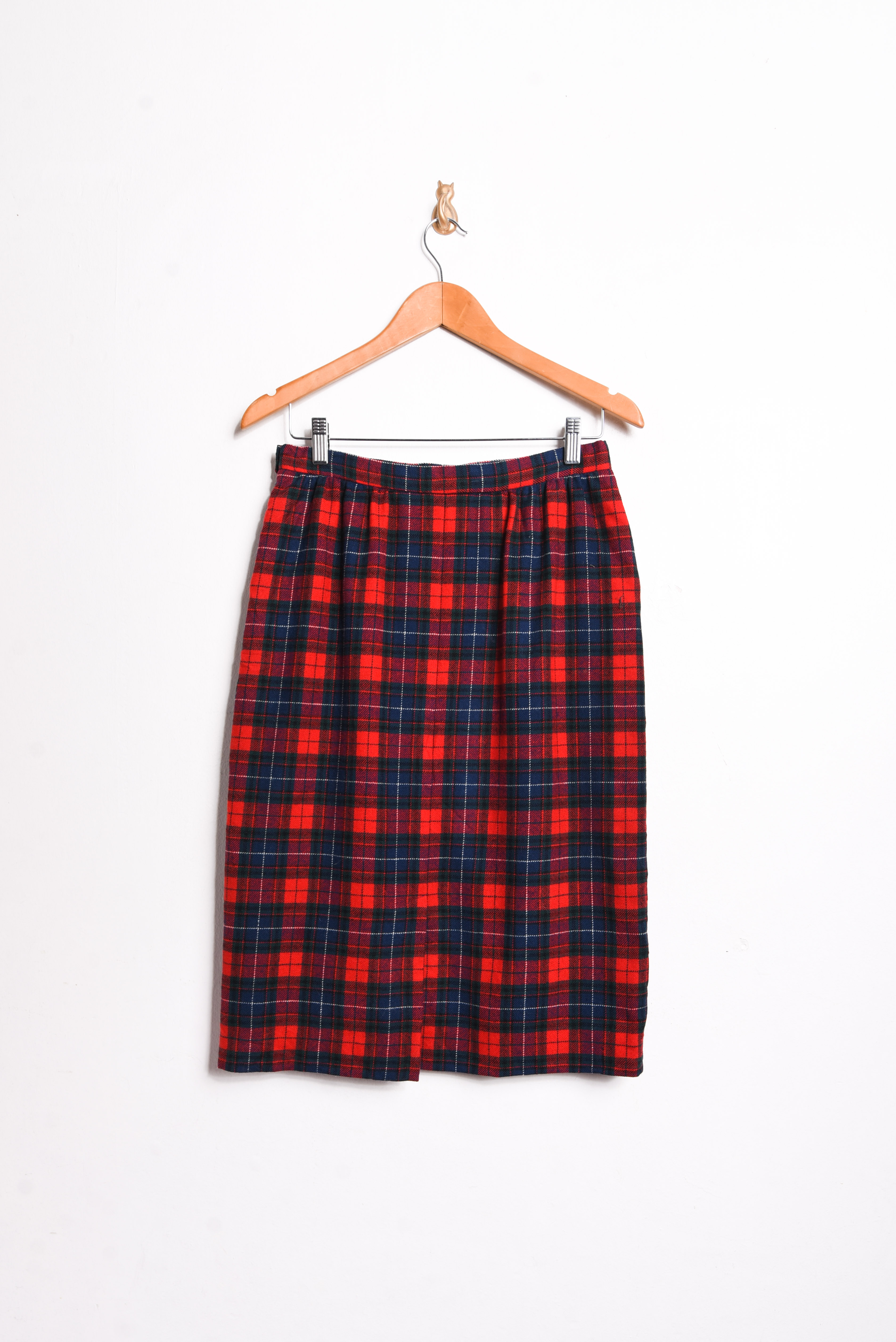 Falda tartán Pendleton lana vintage