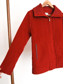 Chaqueta roja lana Korea