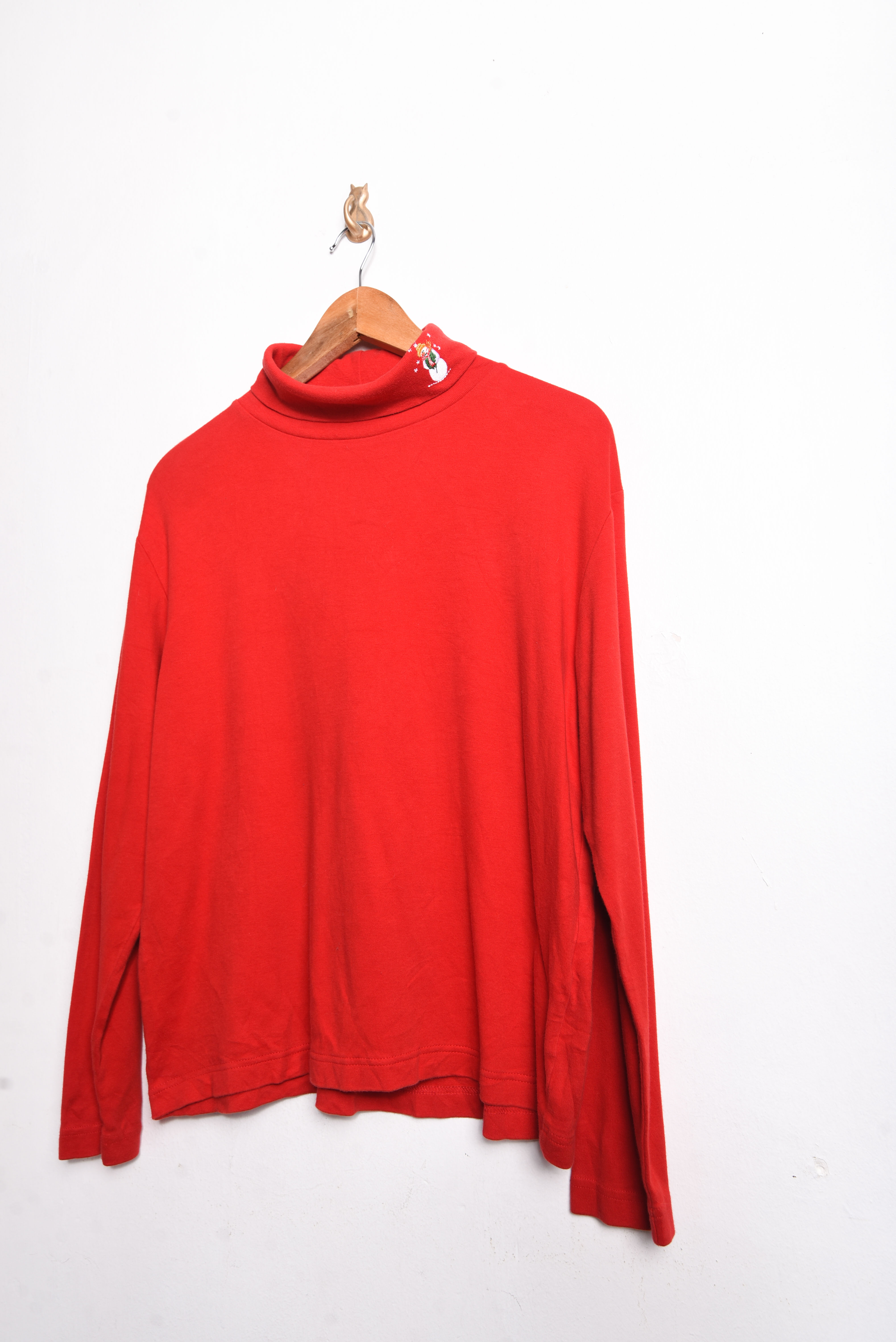 Beatle rojo bordado