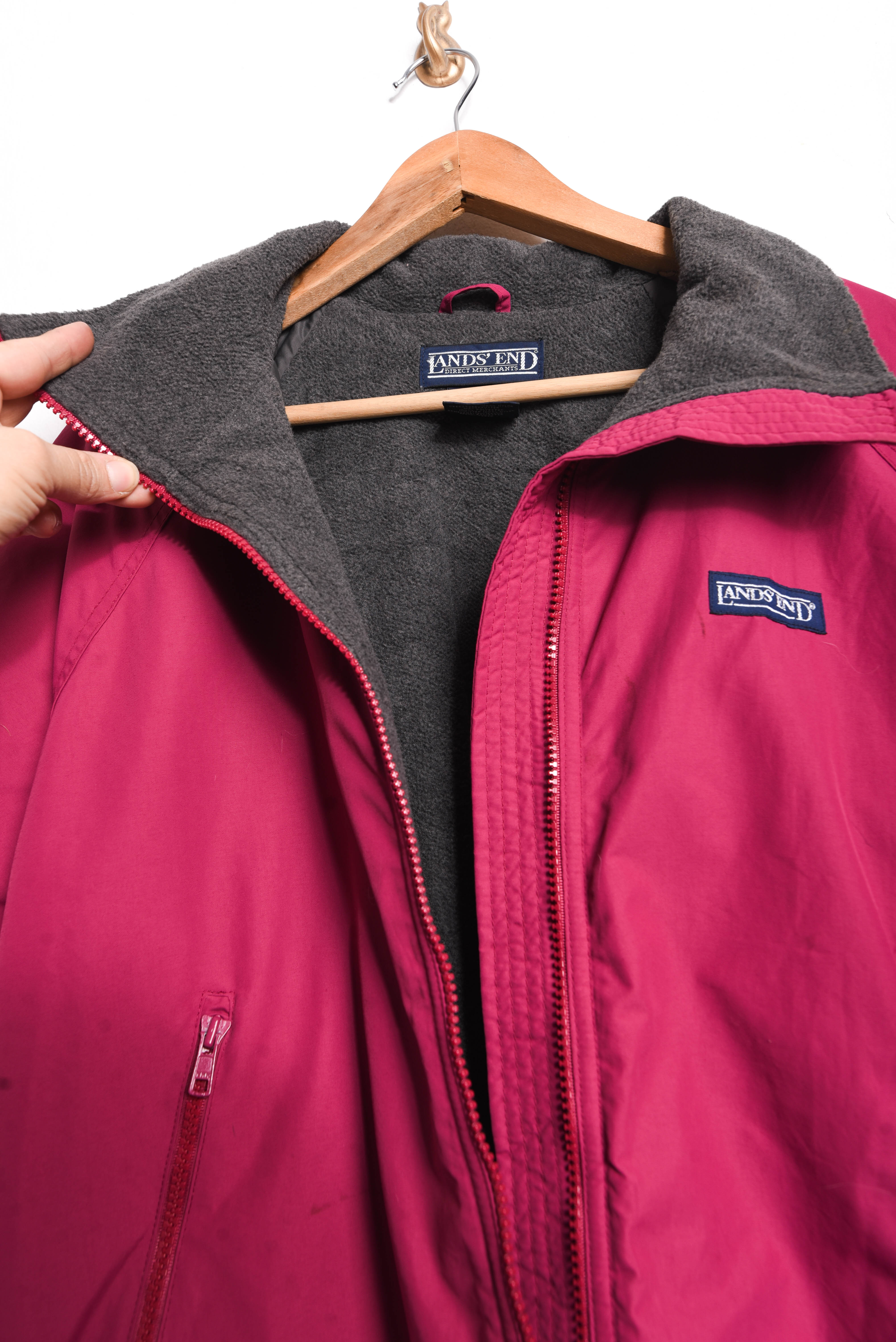 Parka magenta 90s