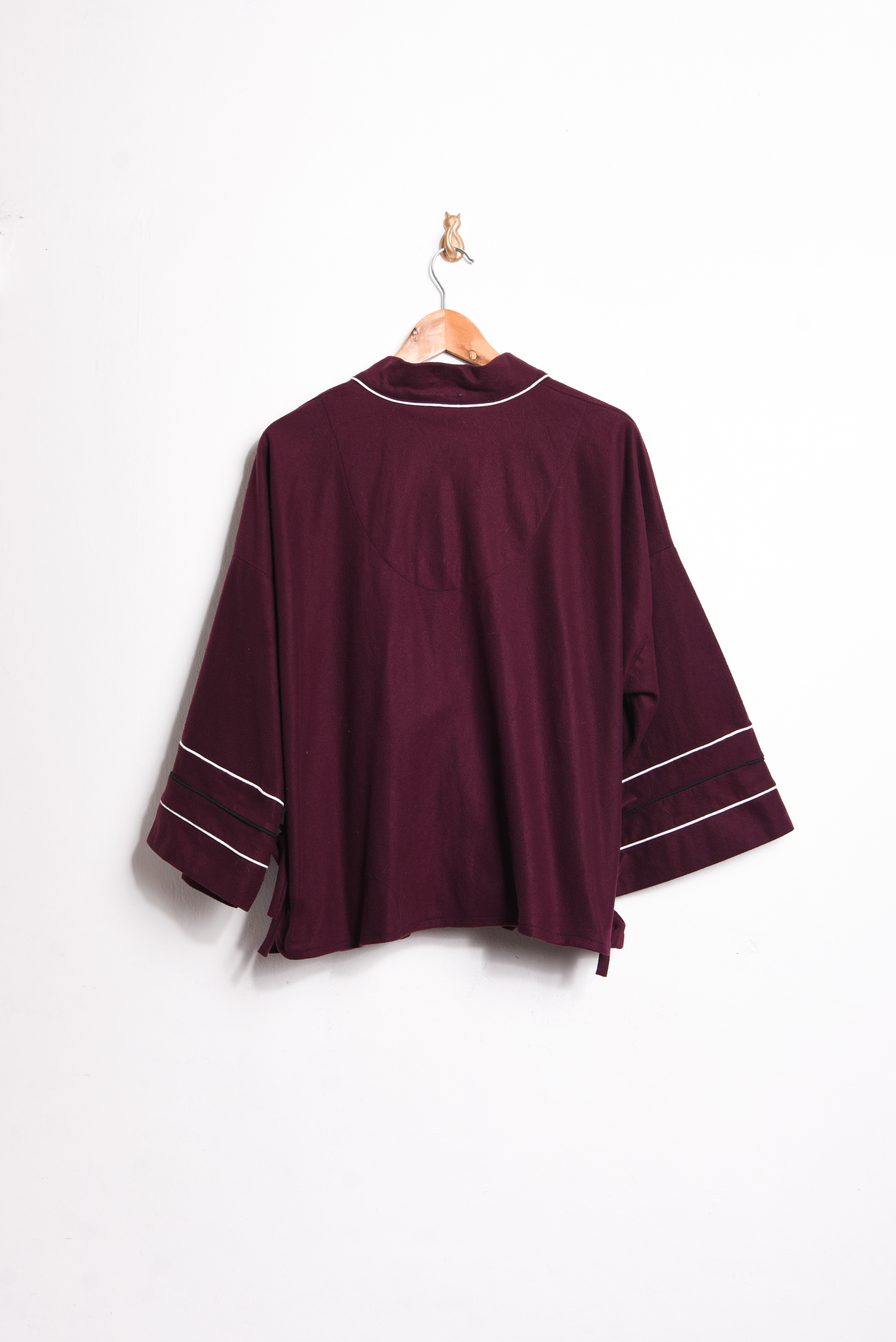 Chaqueta reworked Japandi kimono