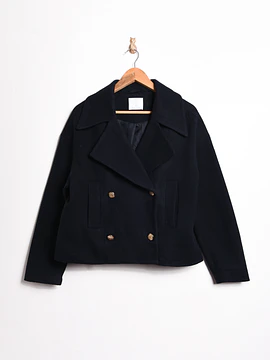 Chaqueta navy crop