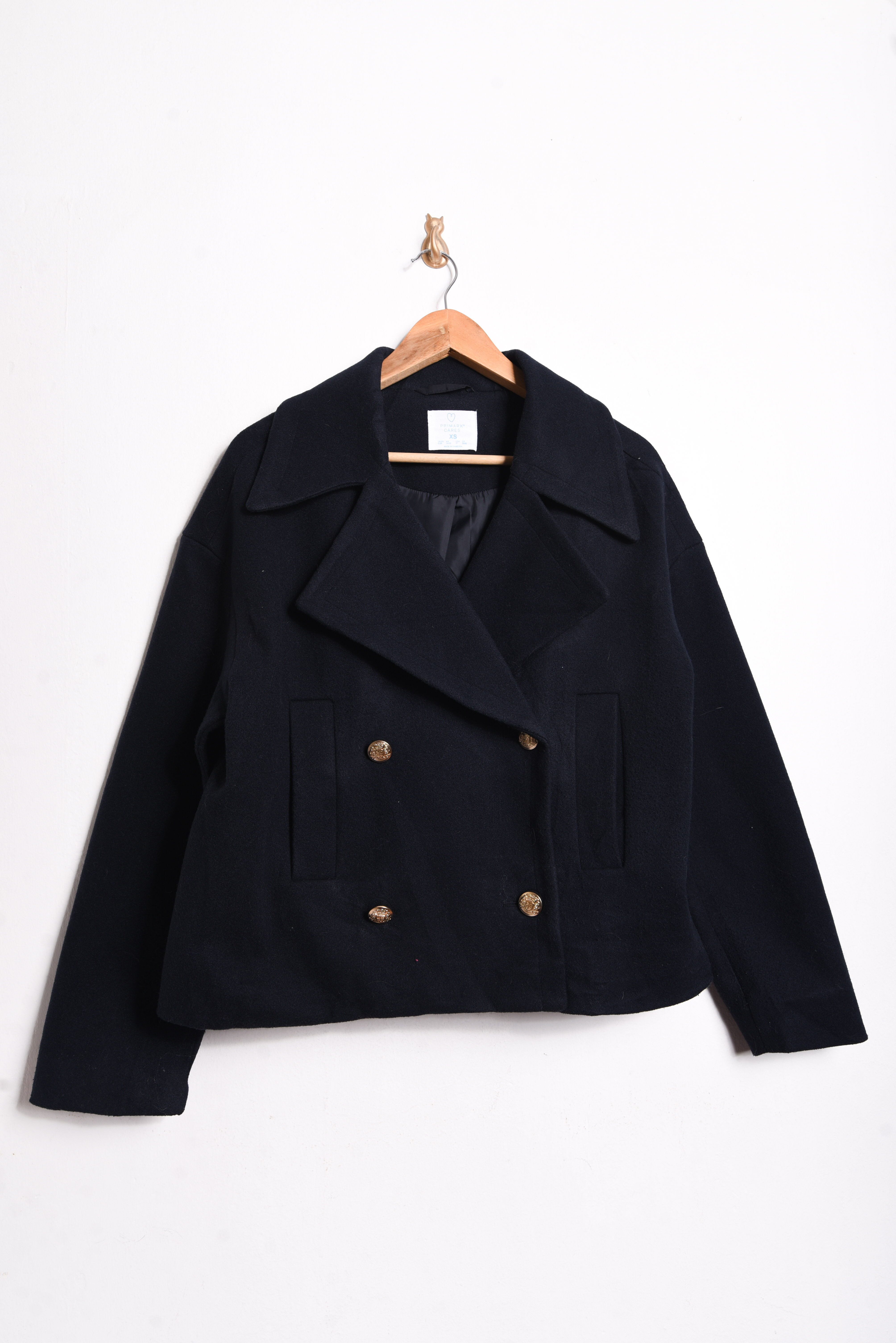 Chaqueta navy crop
