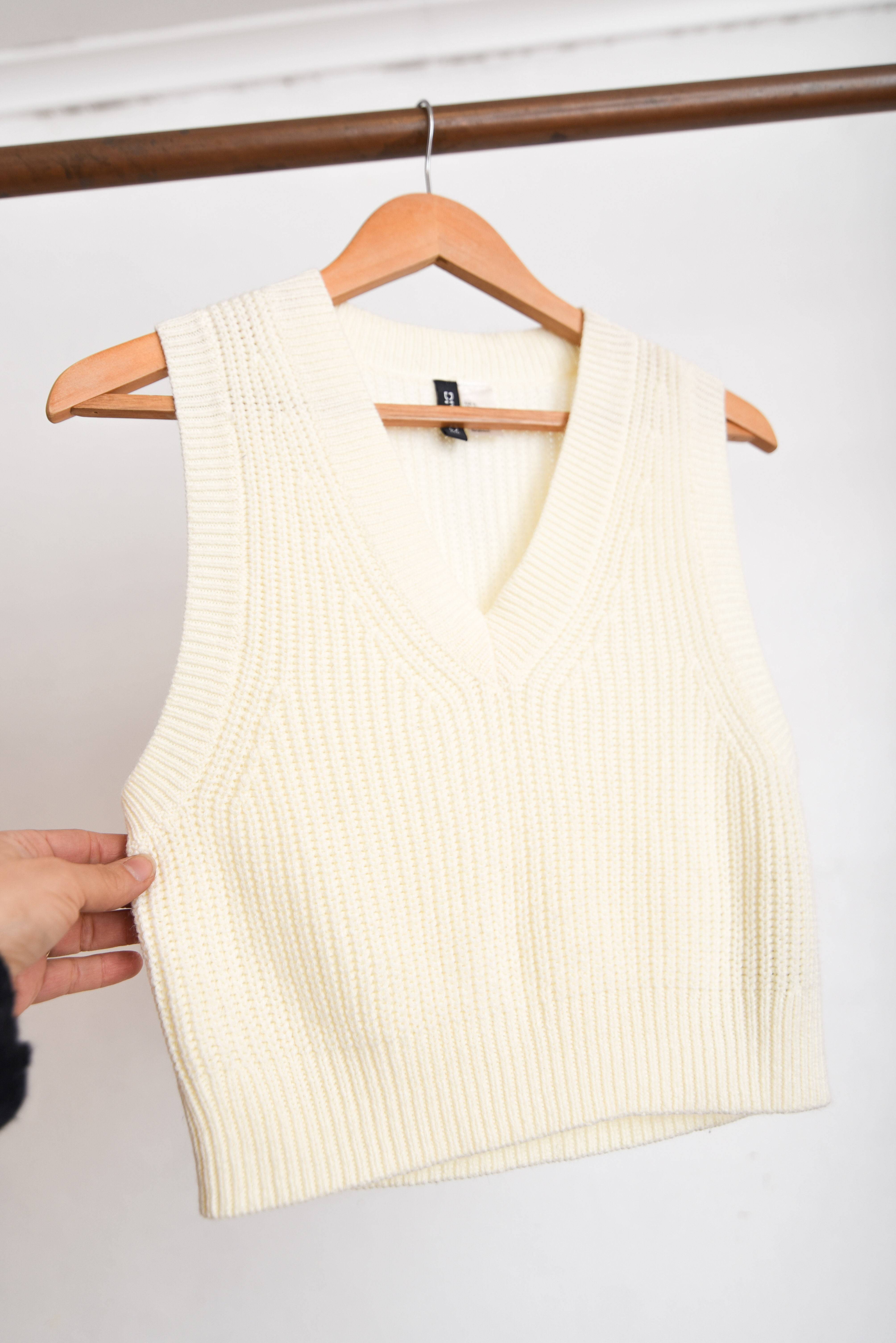 Sweater vest marfil