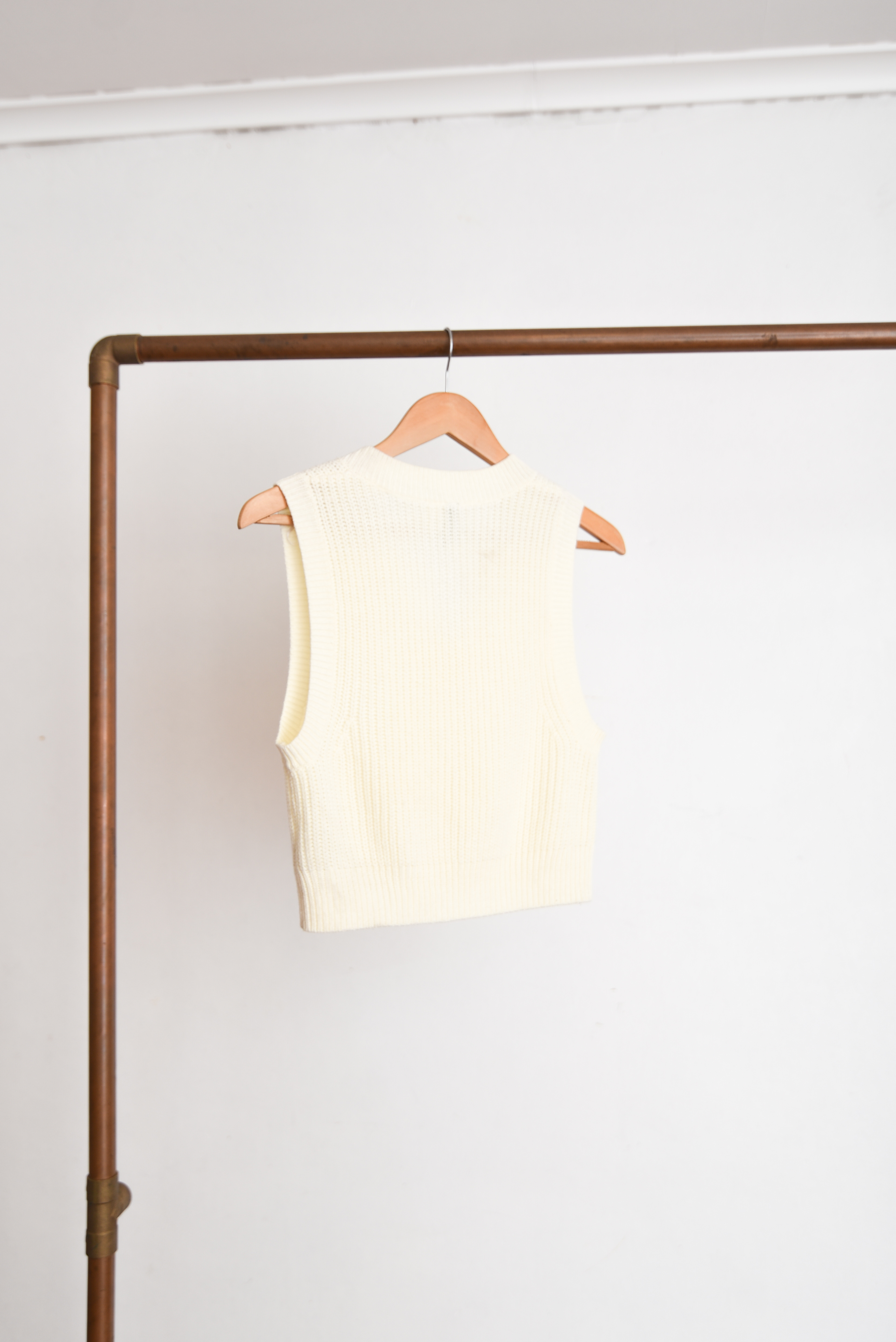 Sweater vest marfil