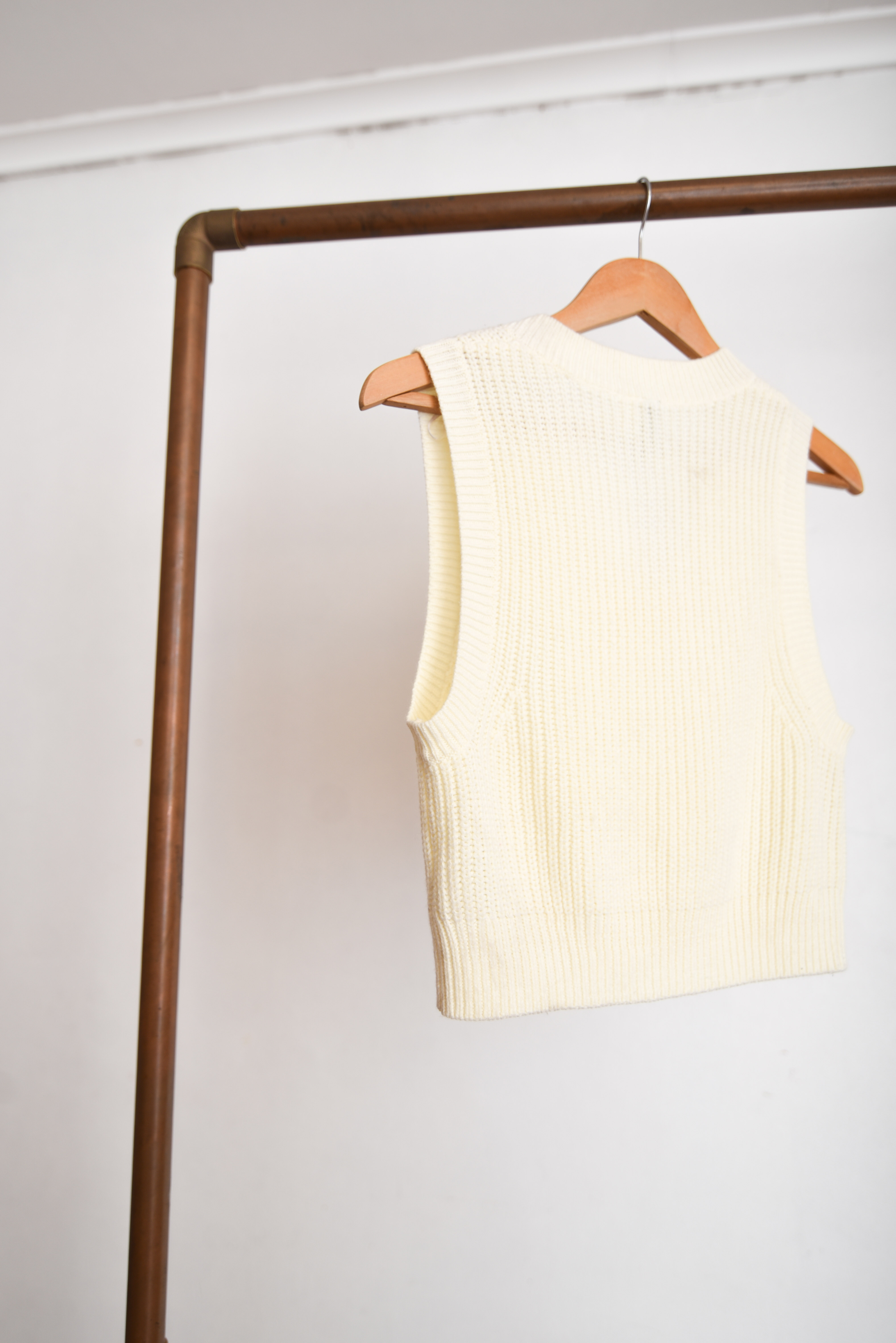 Sweater vest marfil