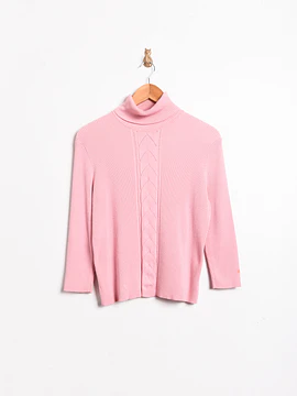 Turtleneck rosa pastel