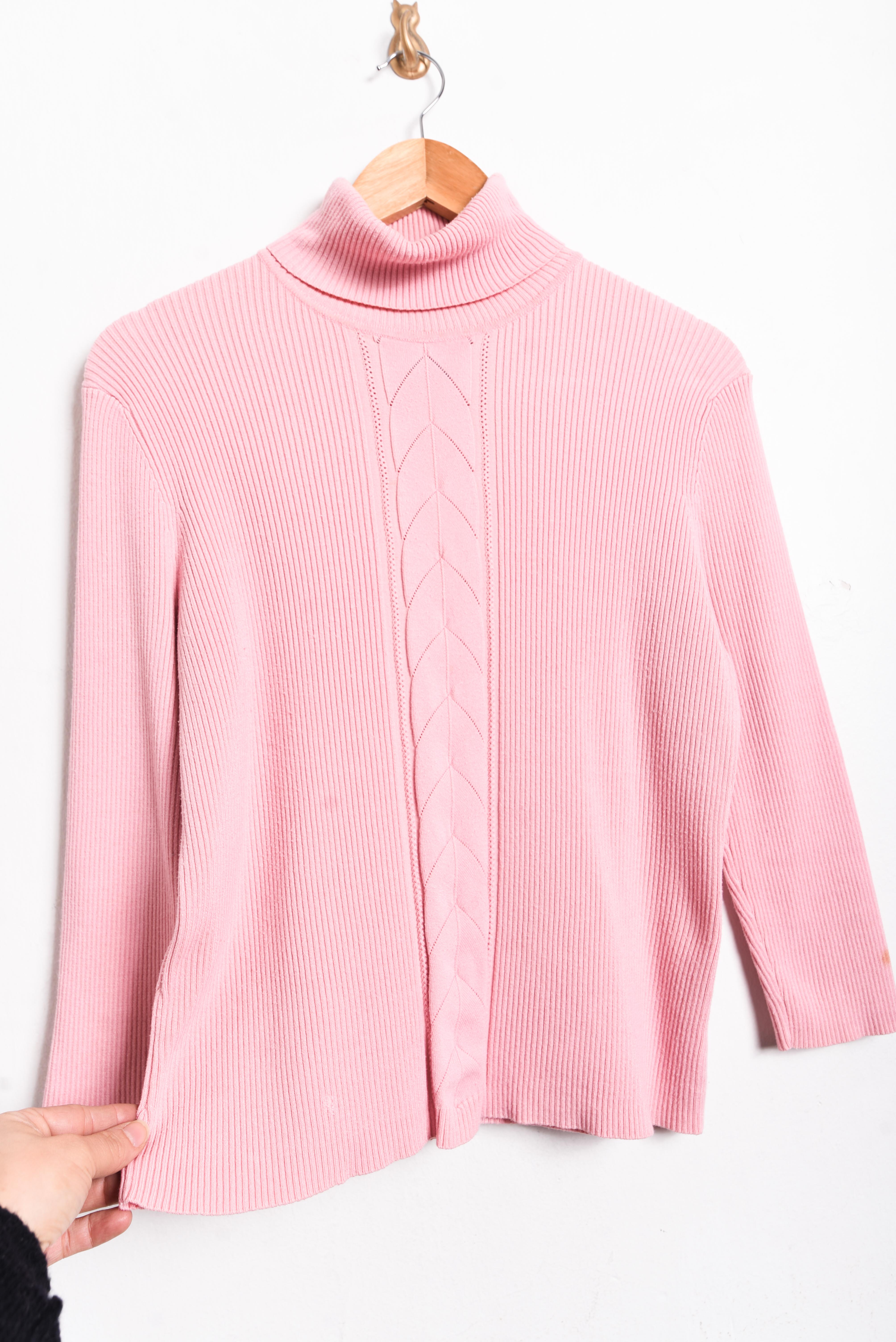 Turtleneck rosa pastel