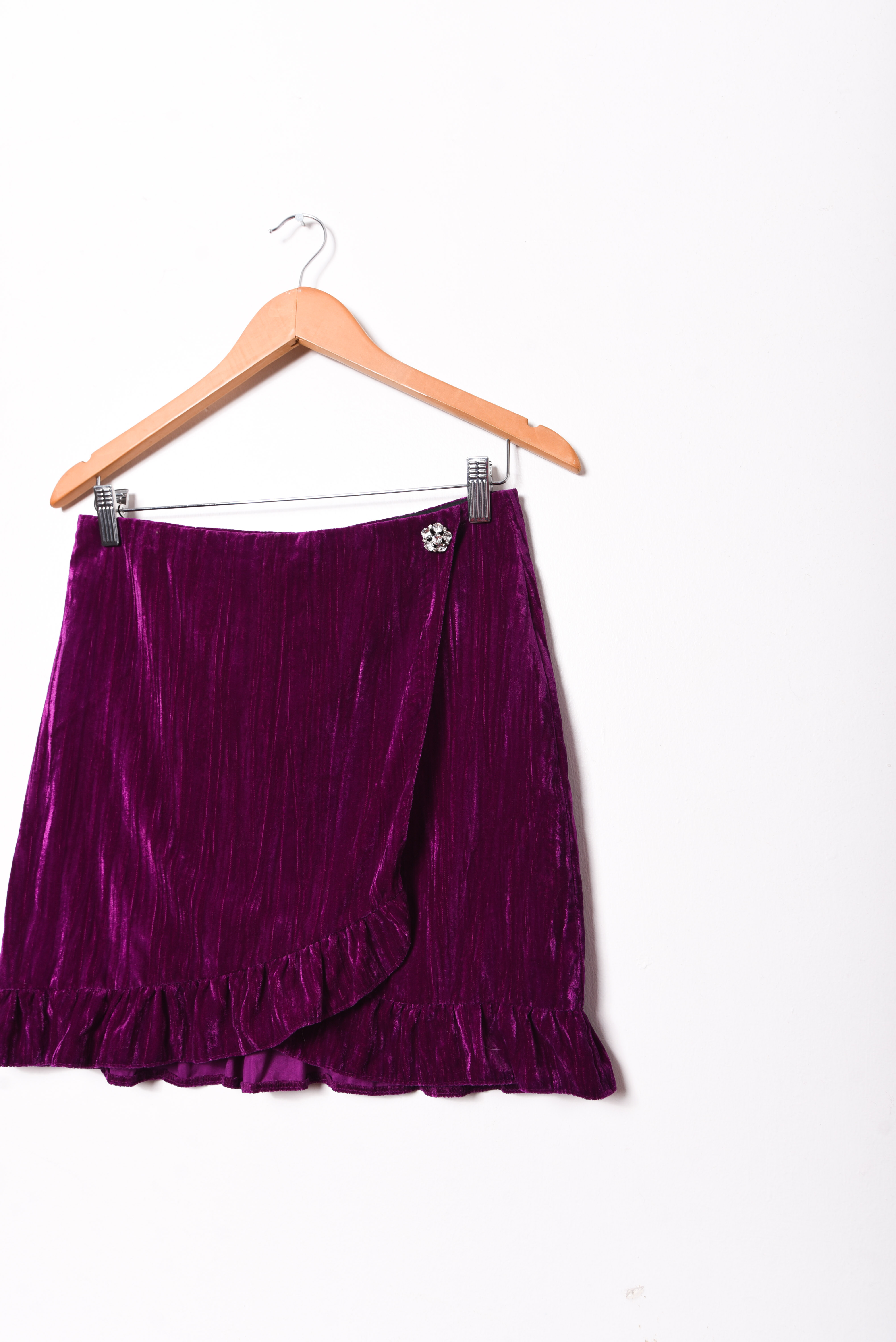 Falda terciopelo Topshop