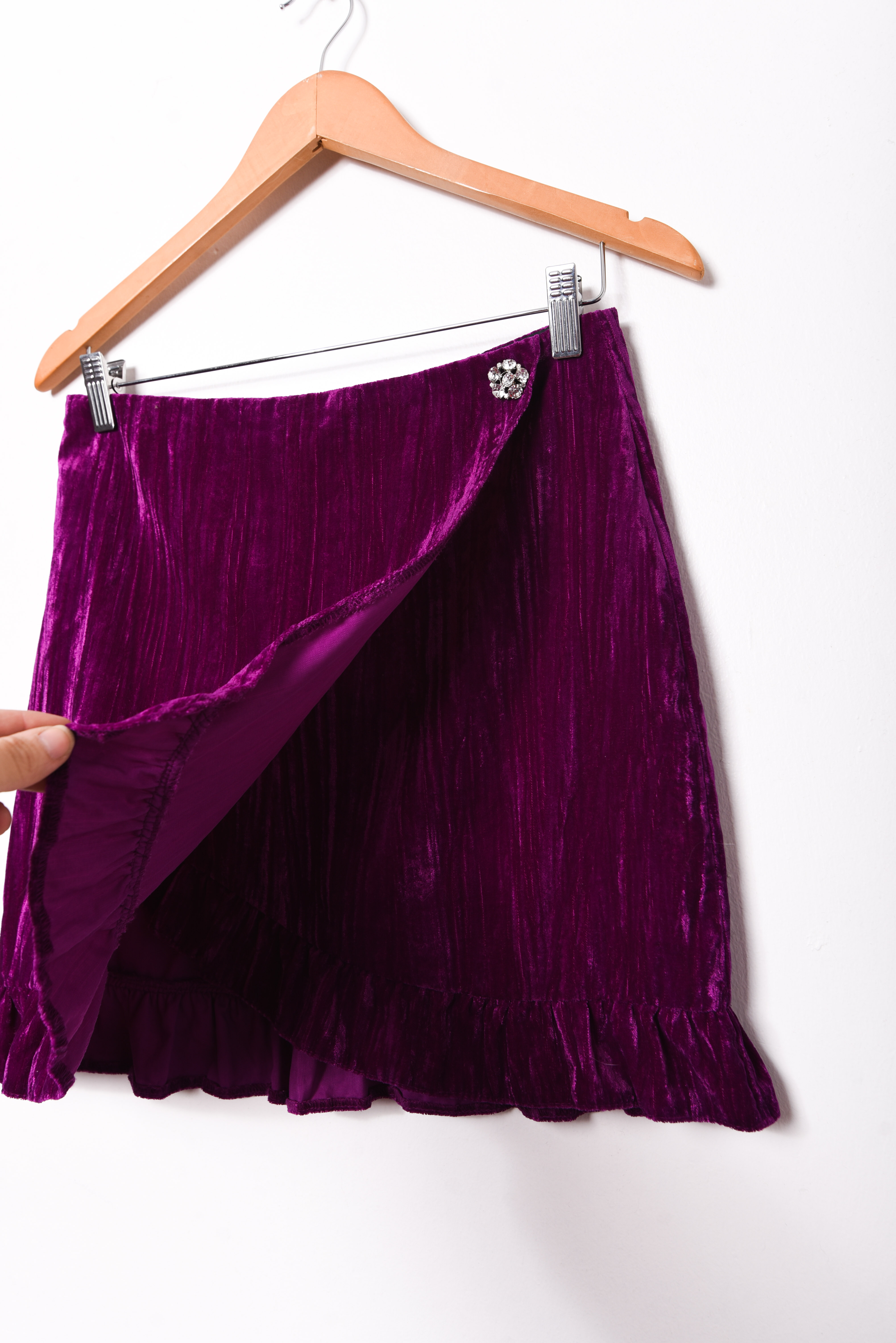 Falda terciopelo Topshop