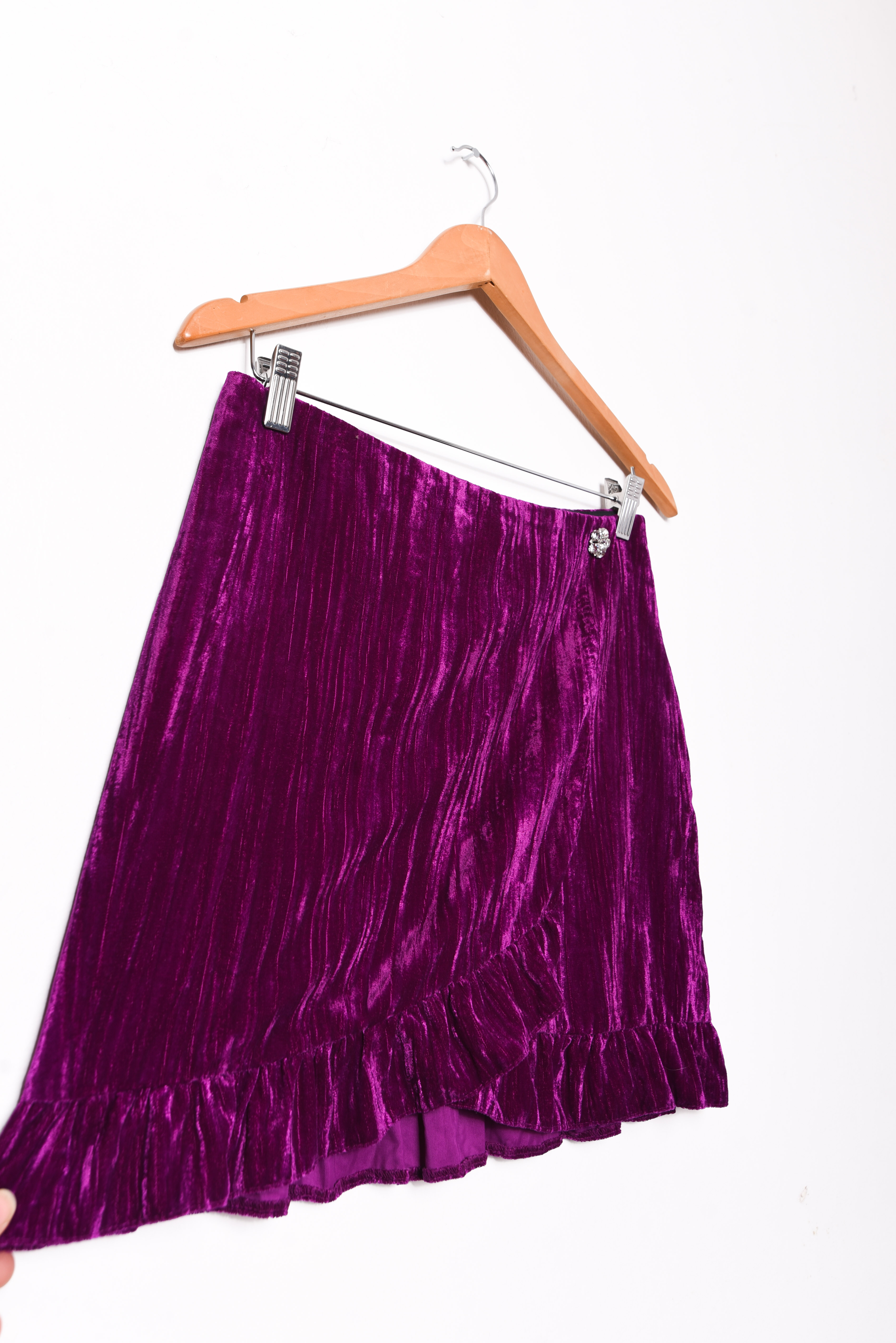 Falda terciopelo Topshop