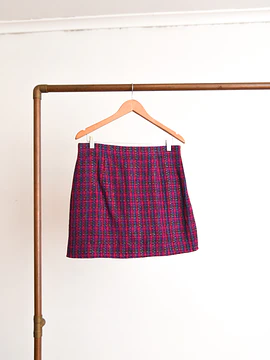 Mini falda vintage rosa shiny