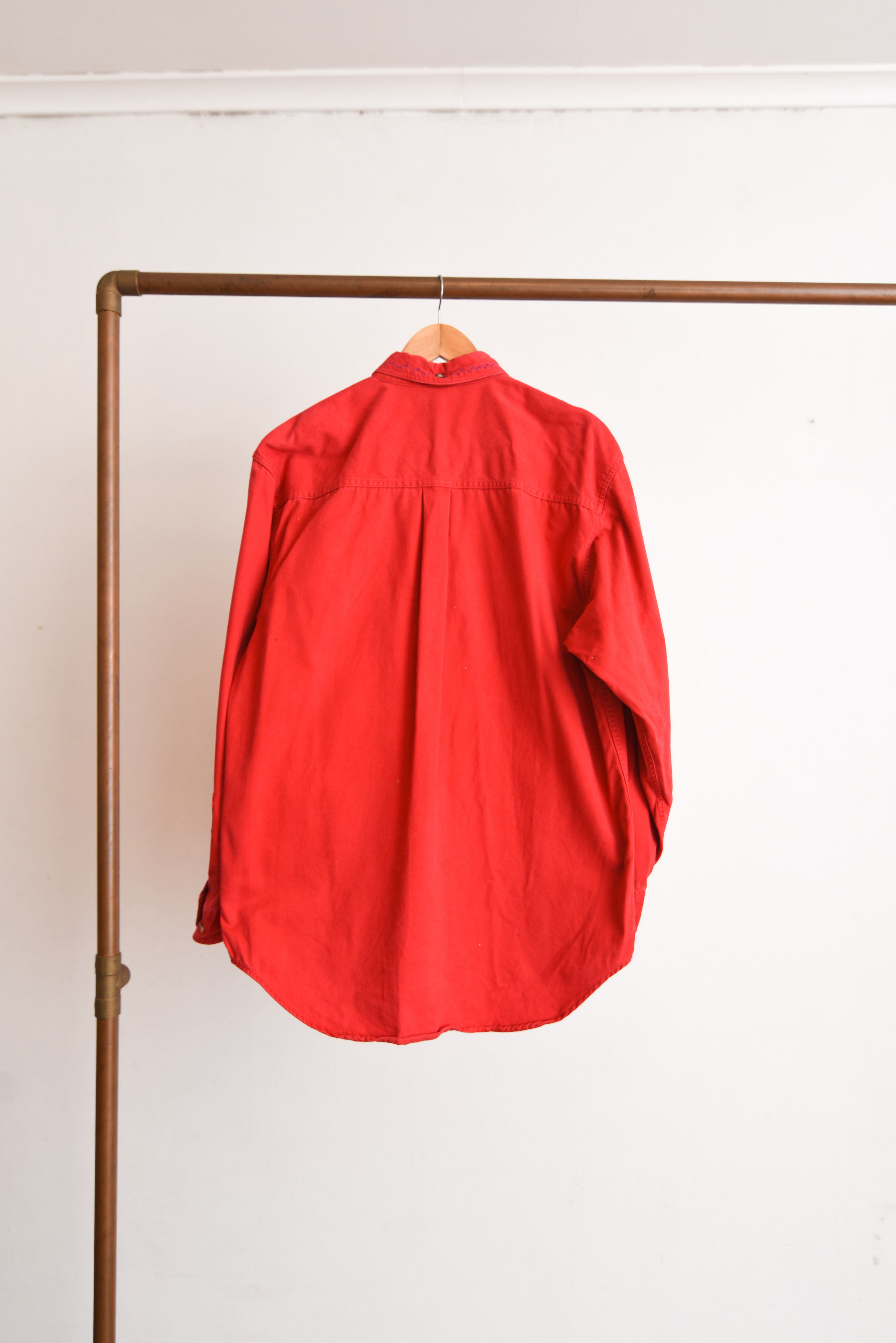 Camisa roja denim 90s