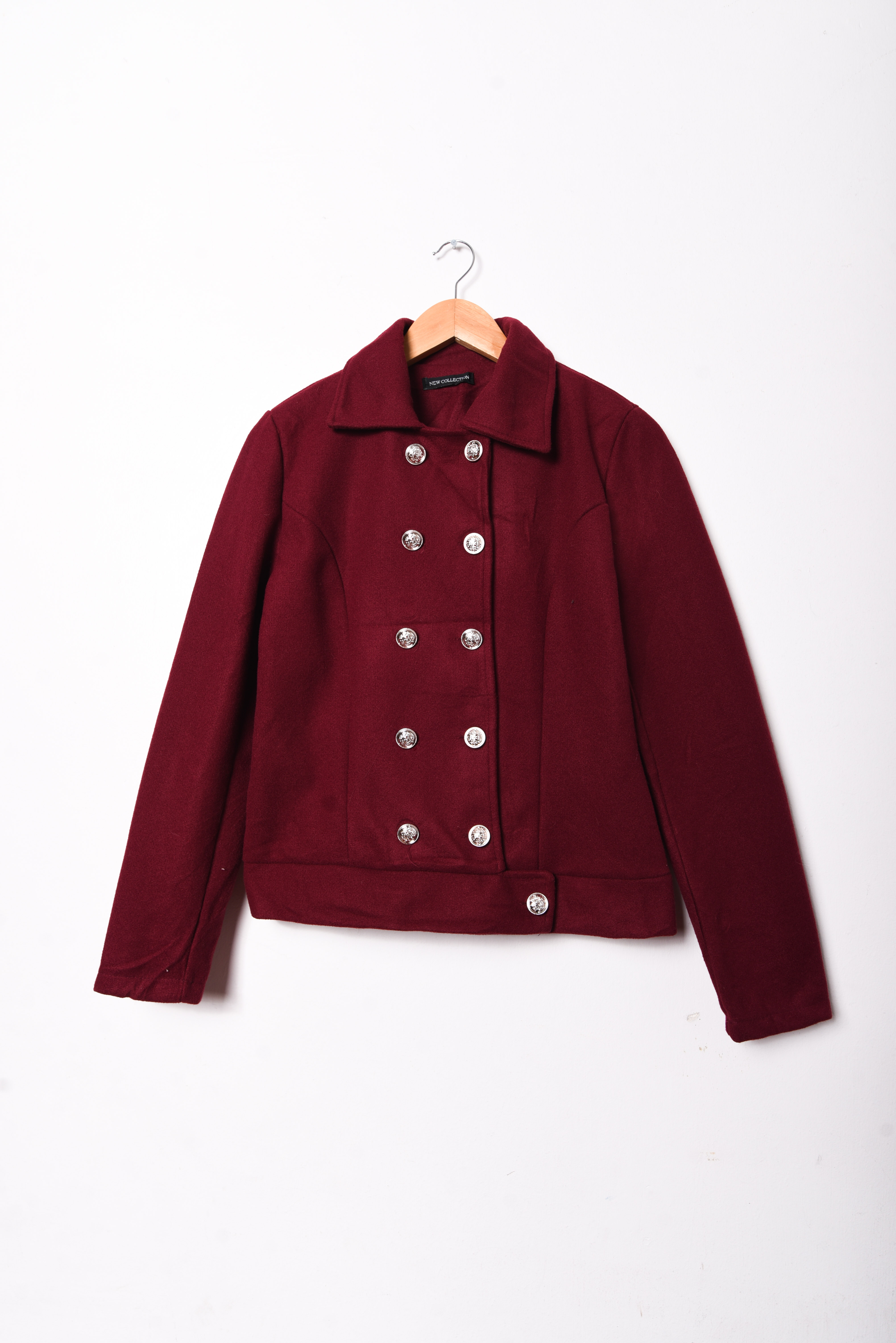 Chaqueta burdeo botones royal