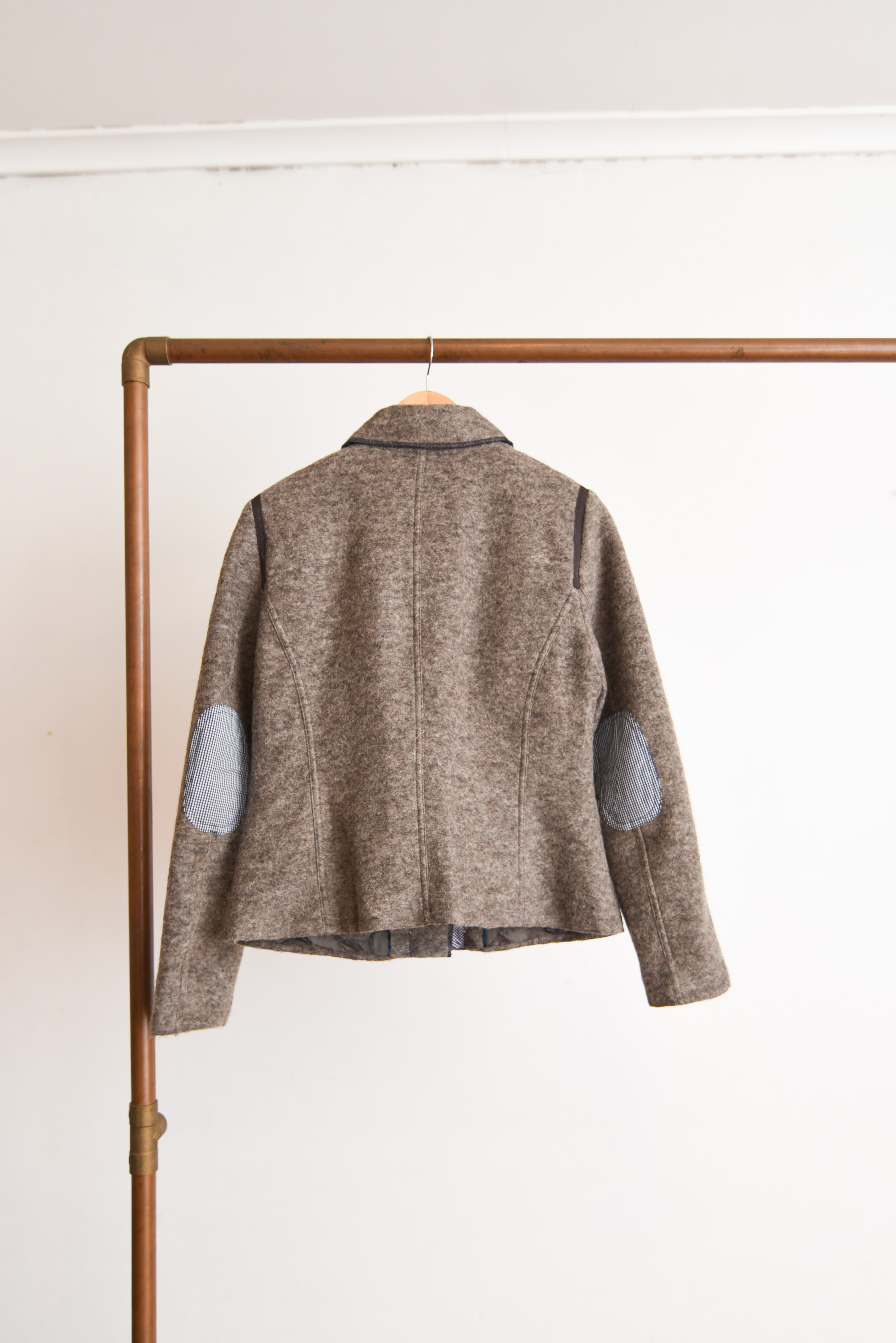 Chaqueta gris lana royal