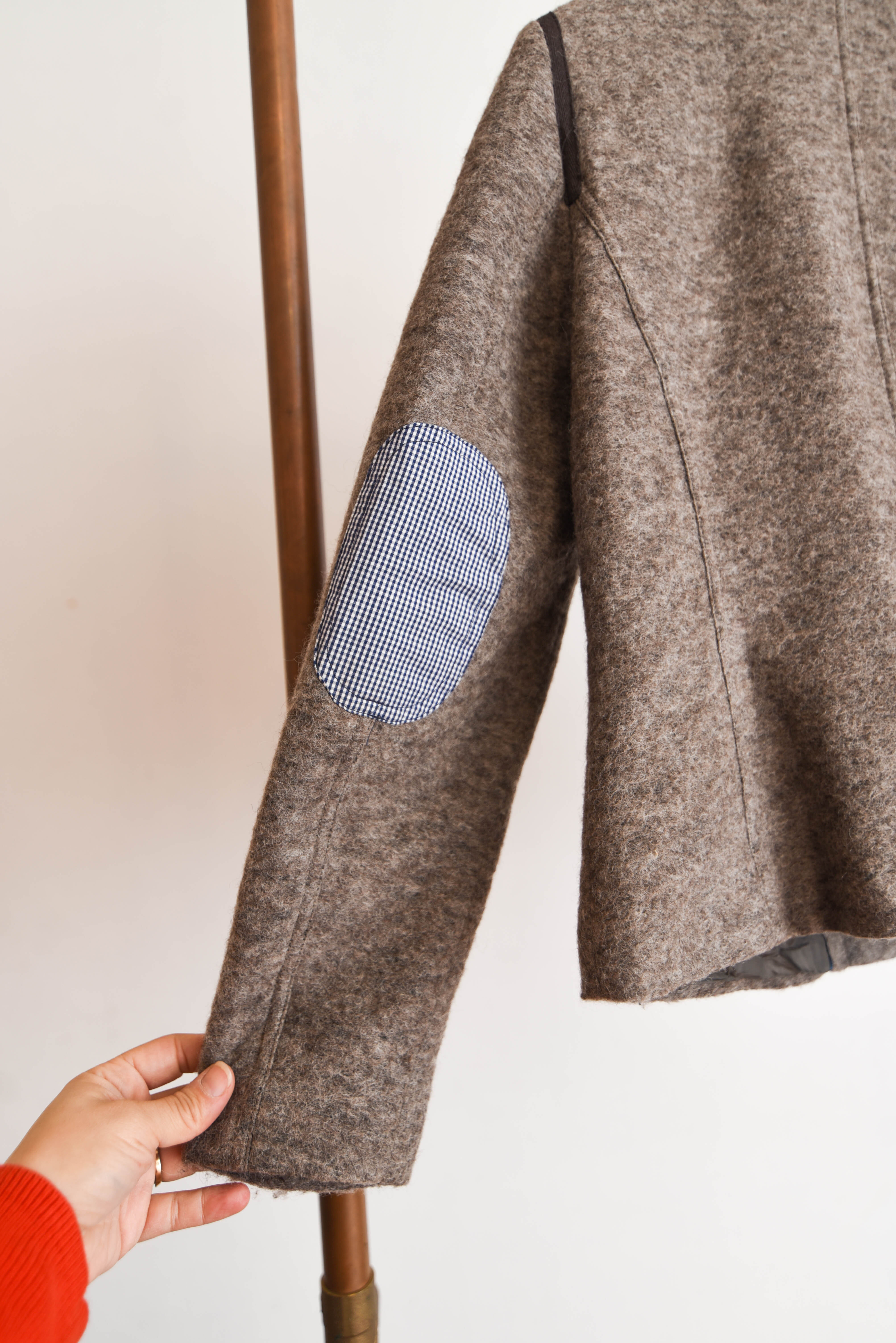 Chaqueta gris lana royal