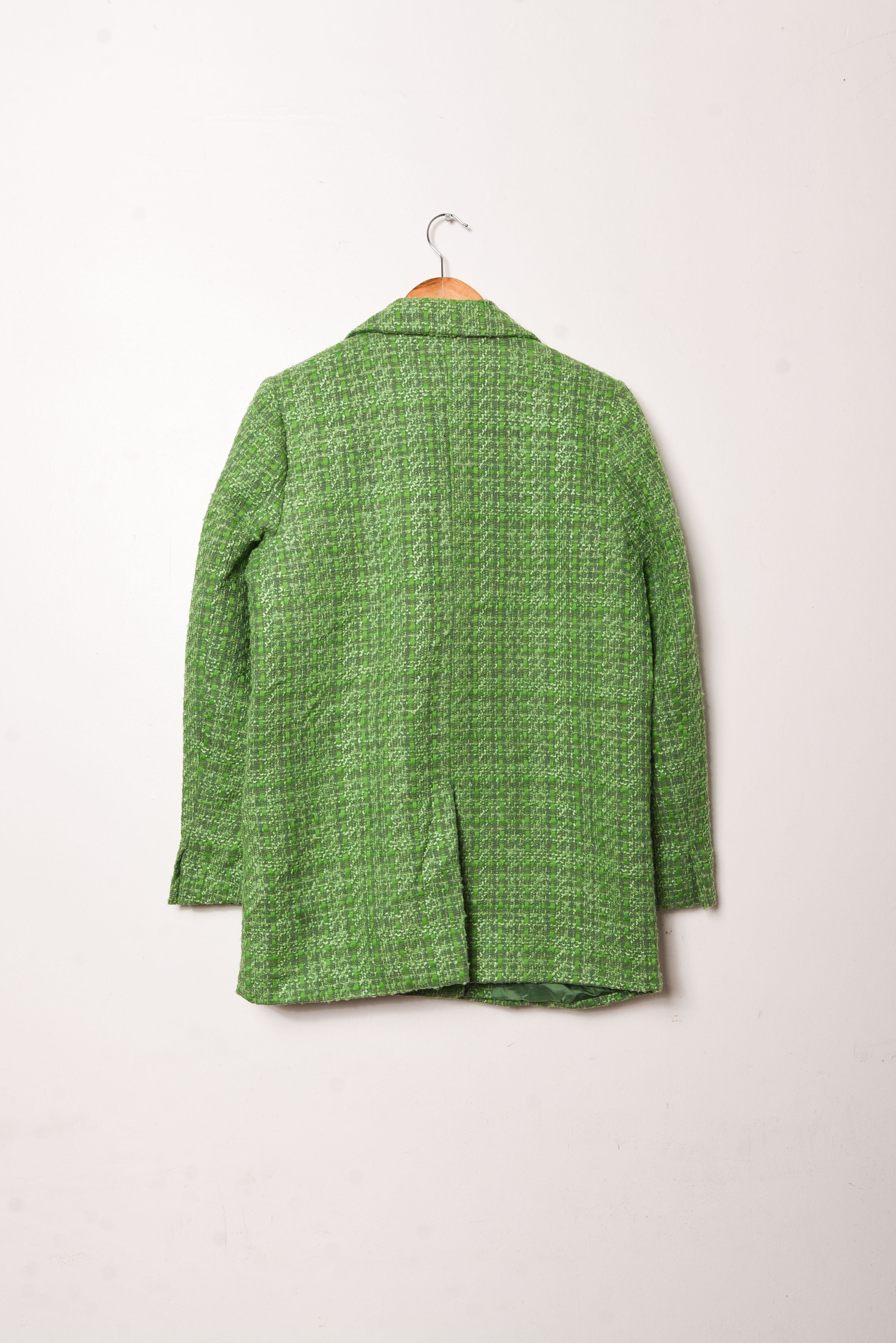 Blazer verde tweed