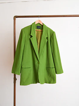 Blazer verde lana vintage