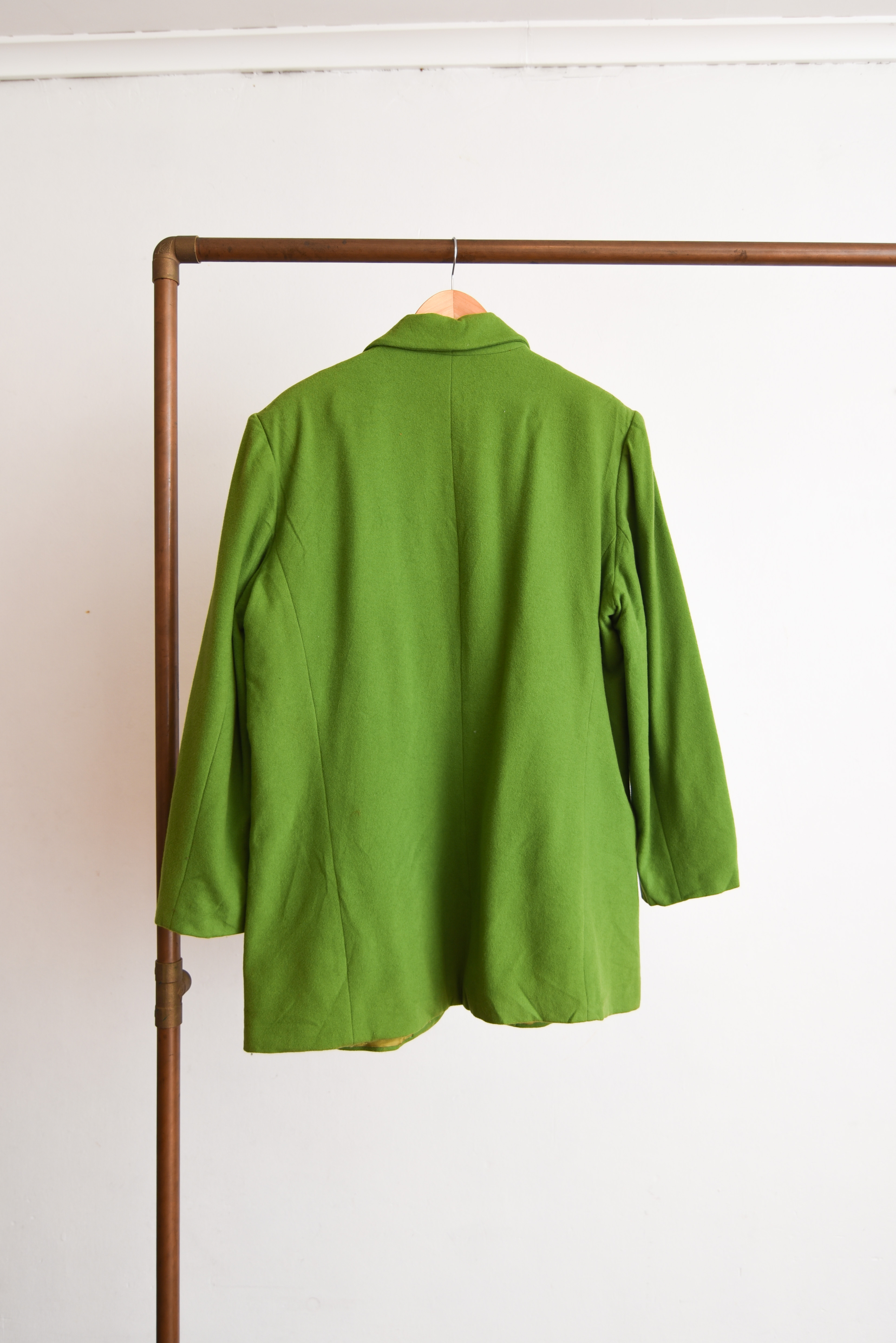 Blazer verde lana vintage