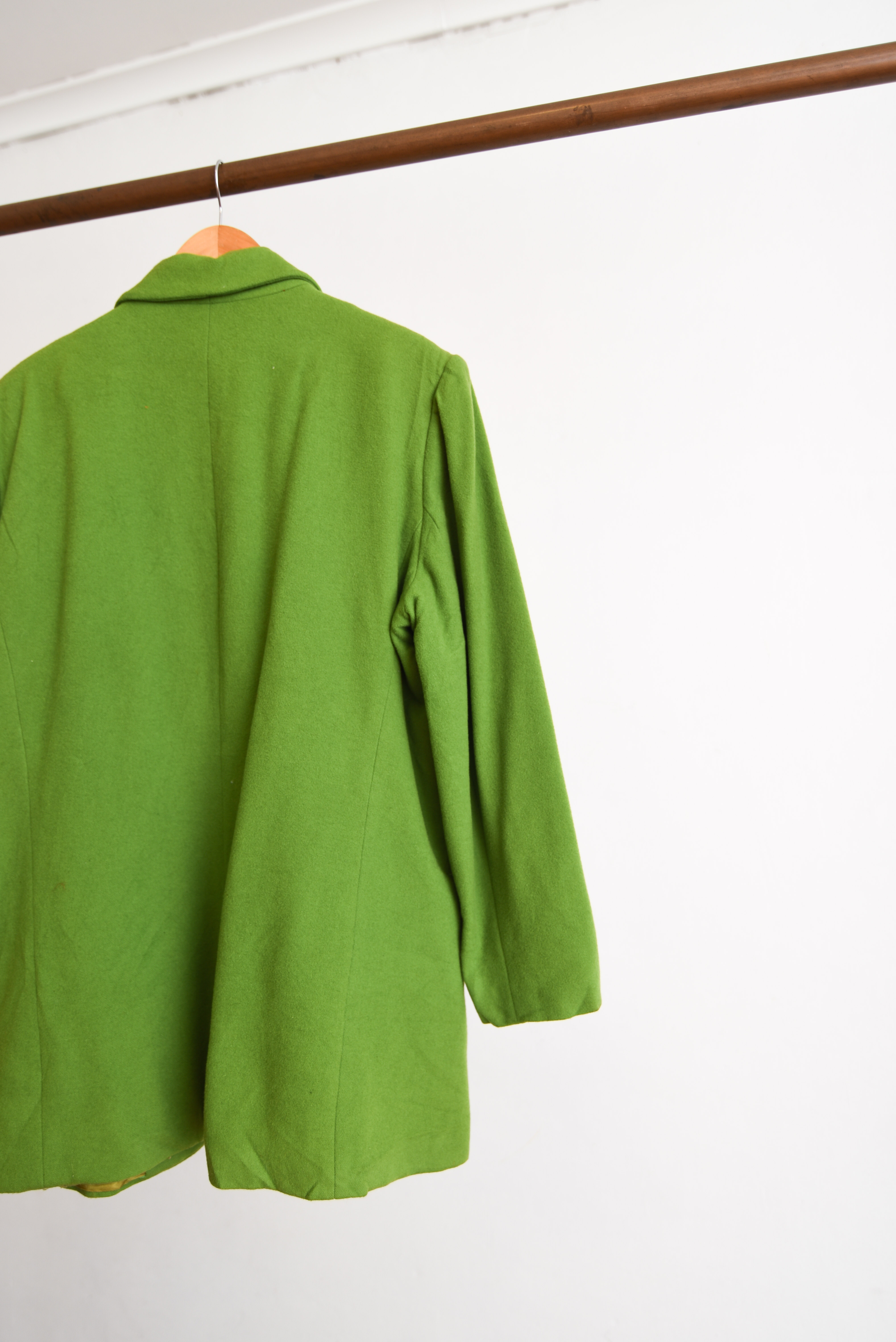 Blazer verde lana vintage