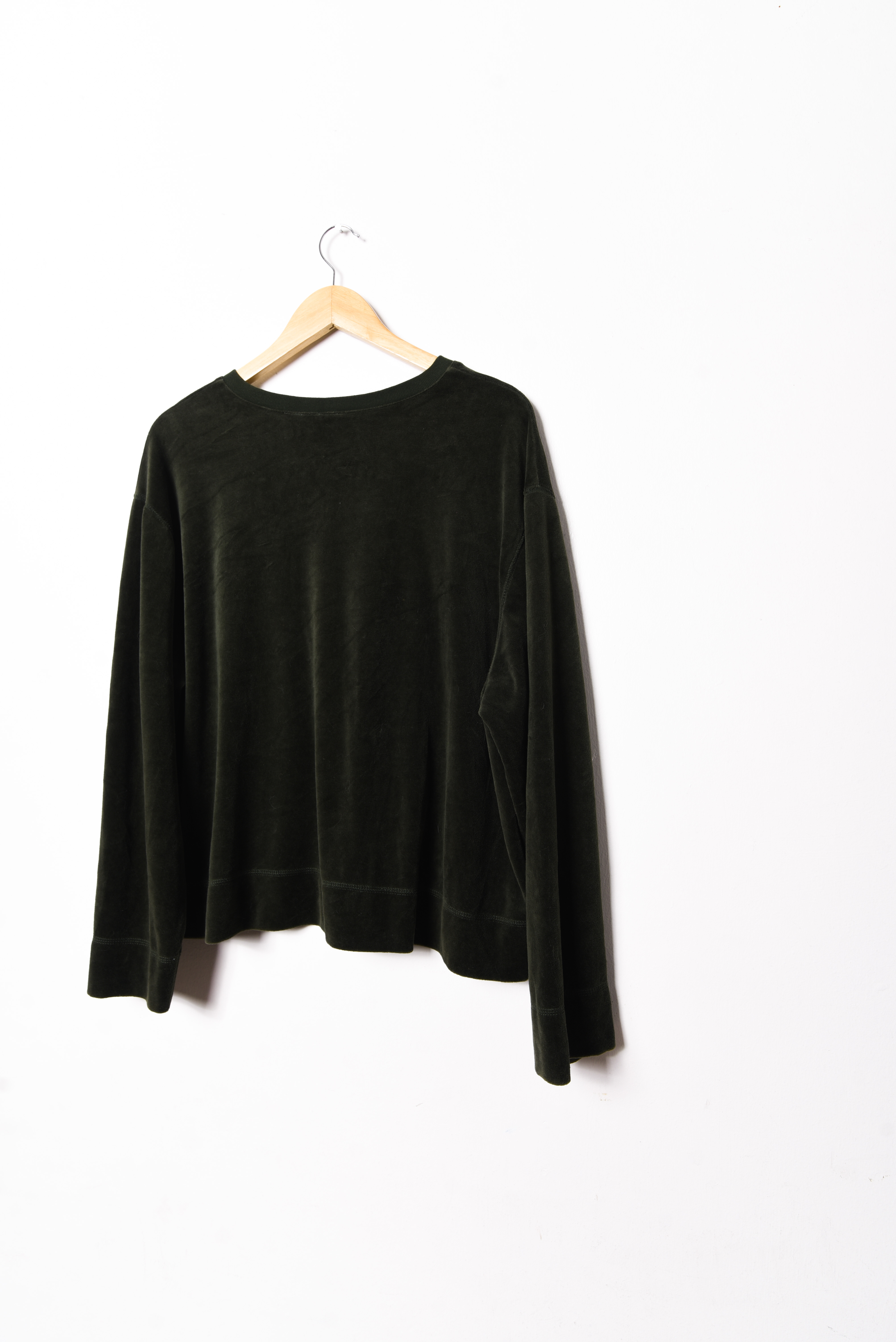 Polerón verde plush vintage