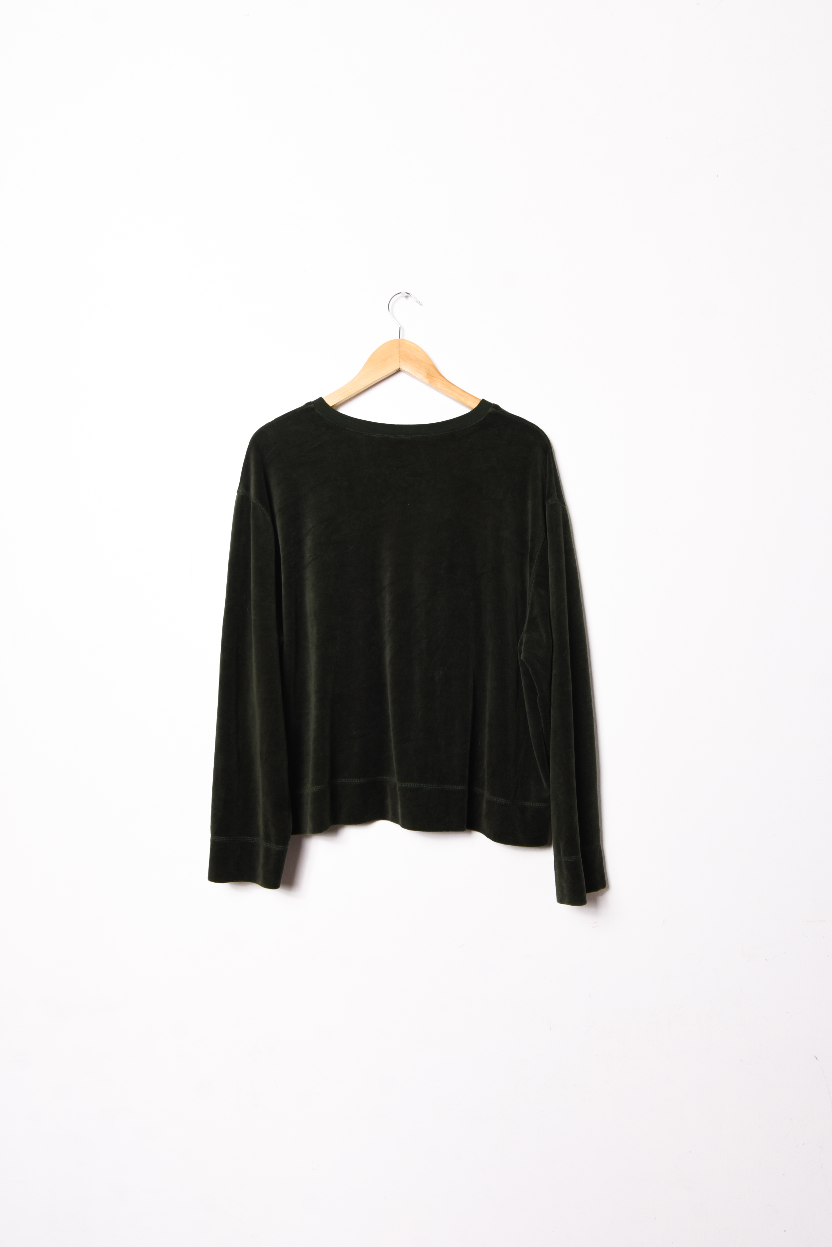 Polerón verde plush vintage