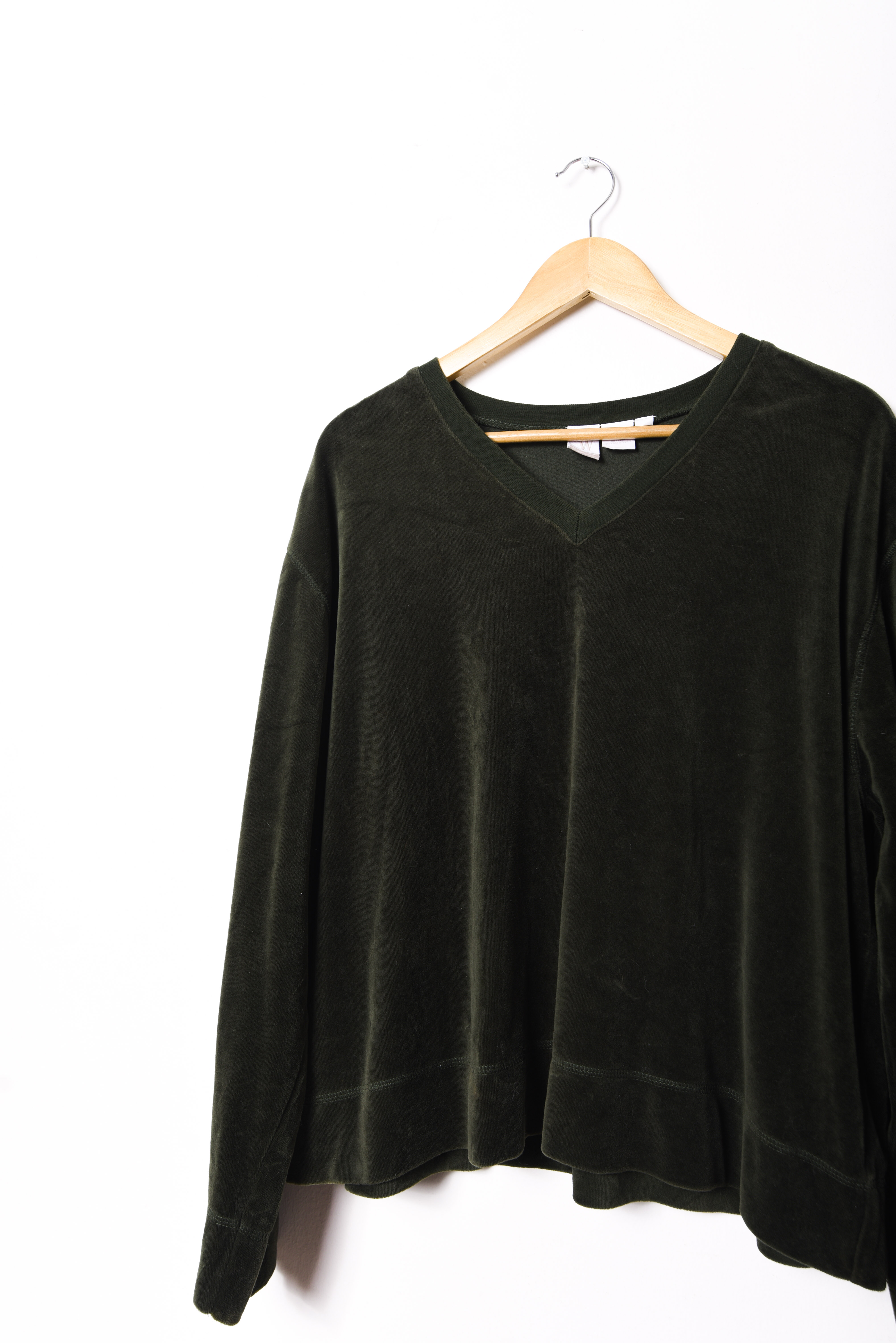 Polerón verde plush vintage