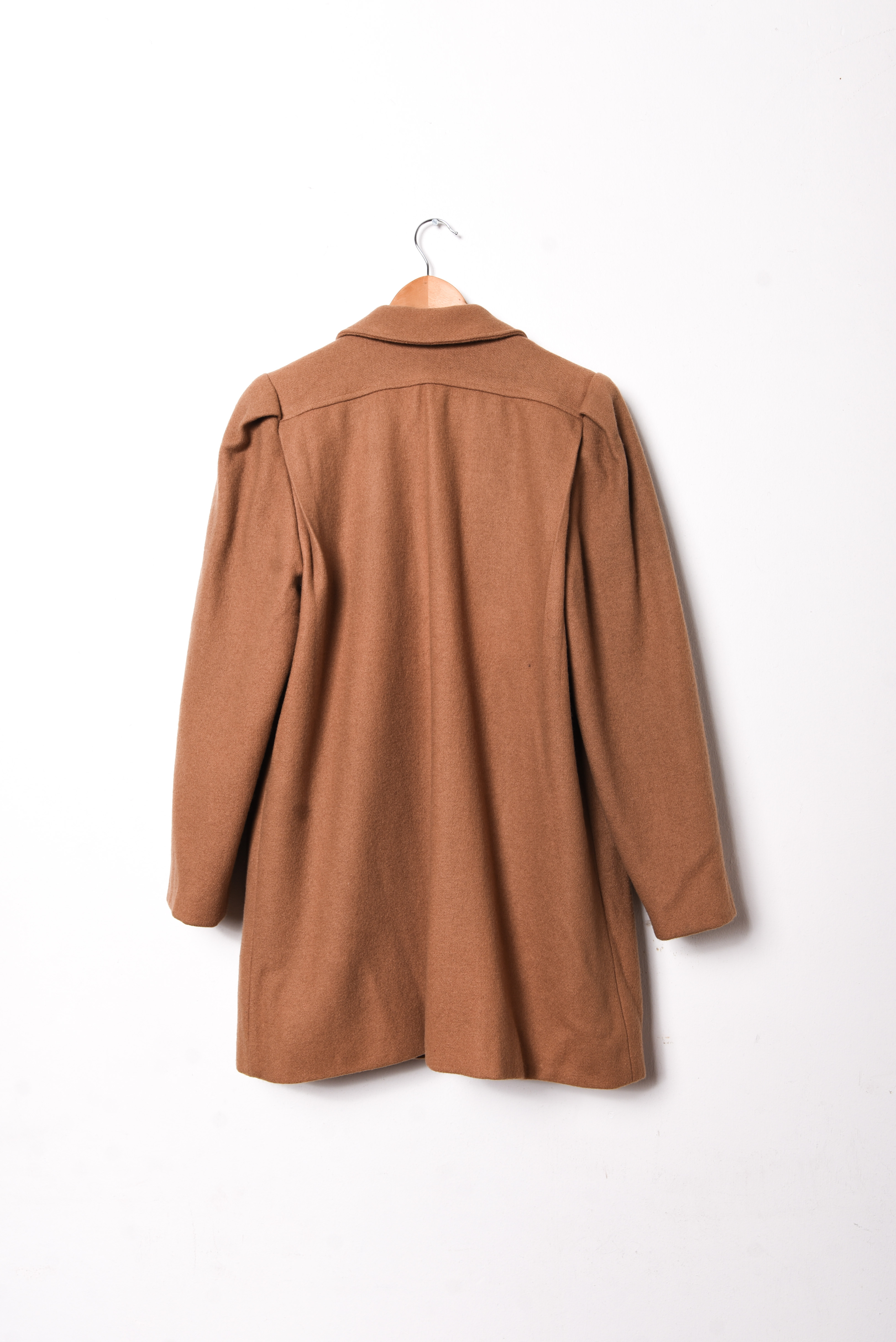 Abrigo camel lana vintage made in Chile