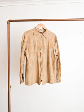 Camisa café gamuza