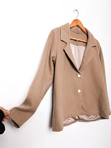 Blazer café claro botones