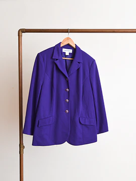 Blazer morado 80s