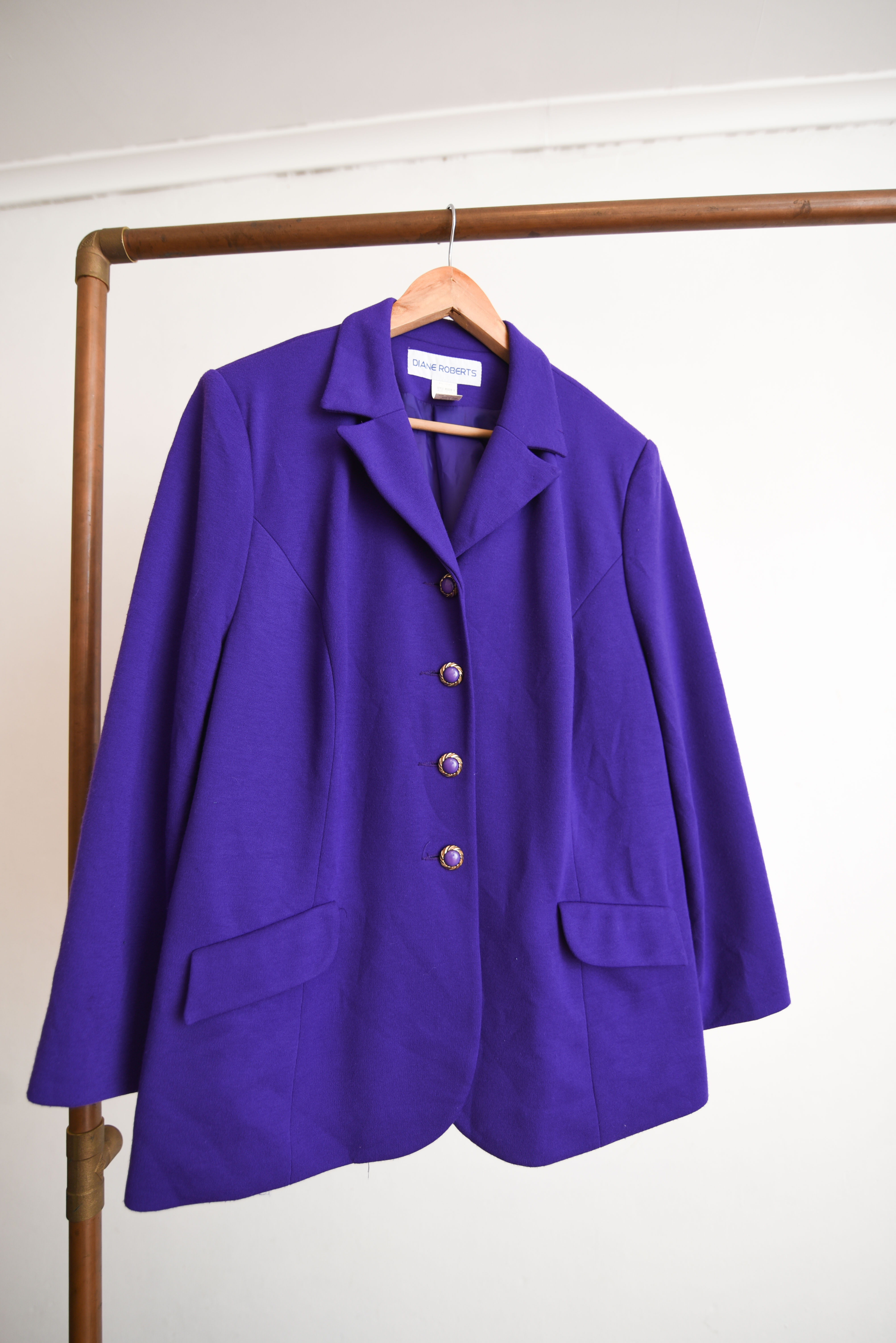 Blazer morado 80s
