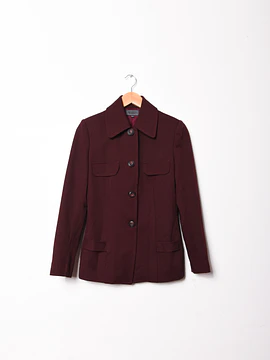 Chaqueta formal burdeo