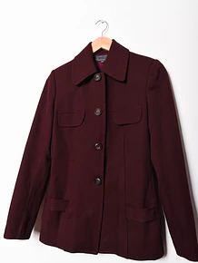 Chaqueta formal burdeo