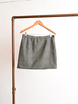 Mini falda vintage Principe de Gales