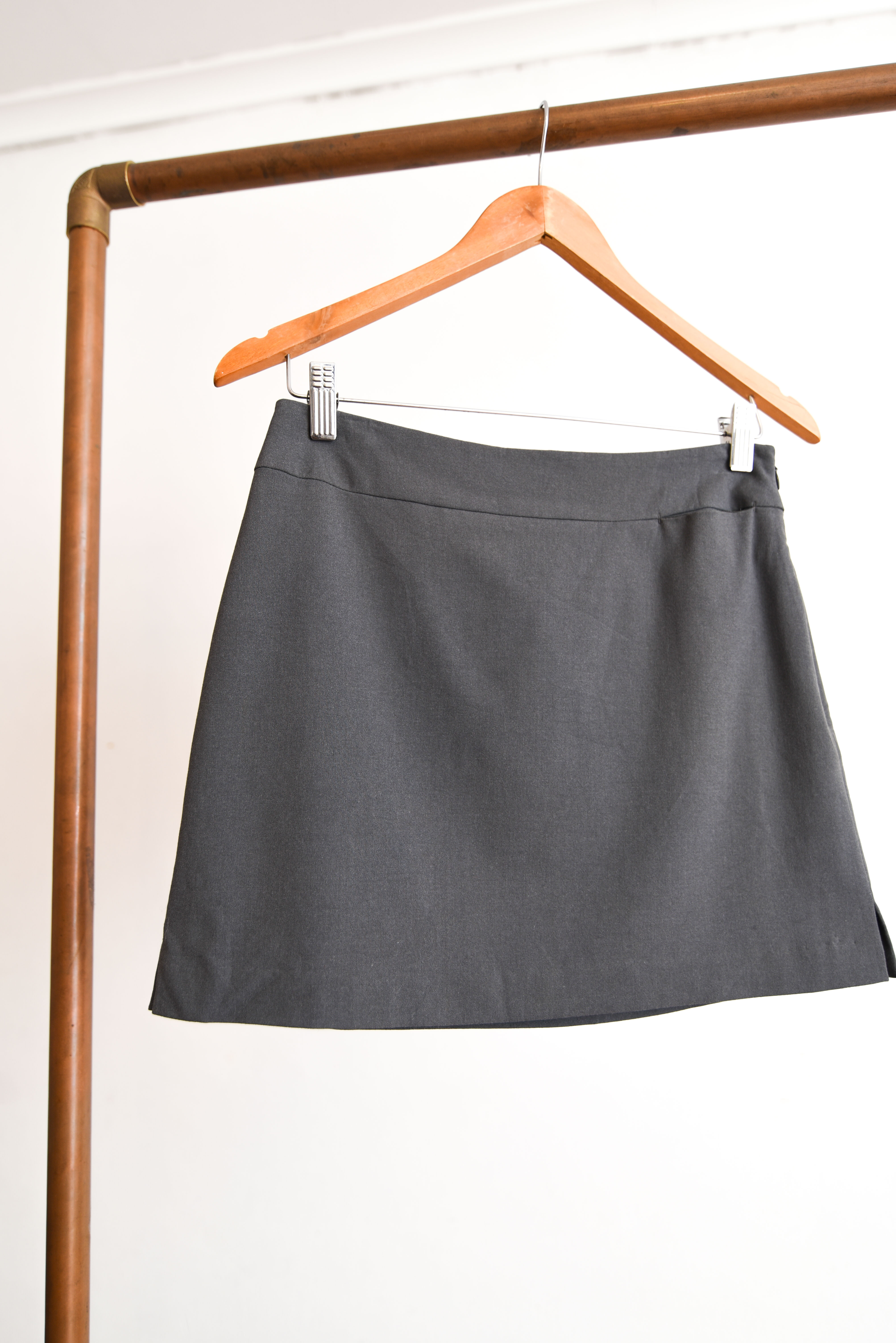 Mini falda gris 90s