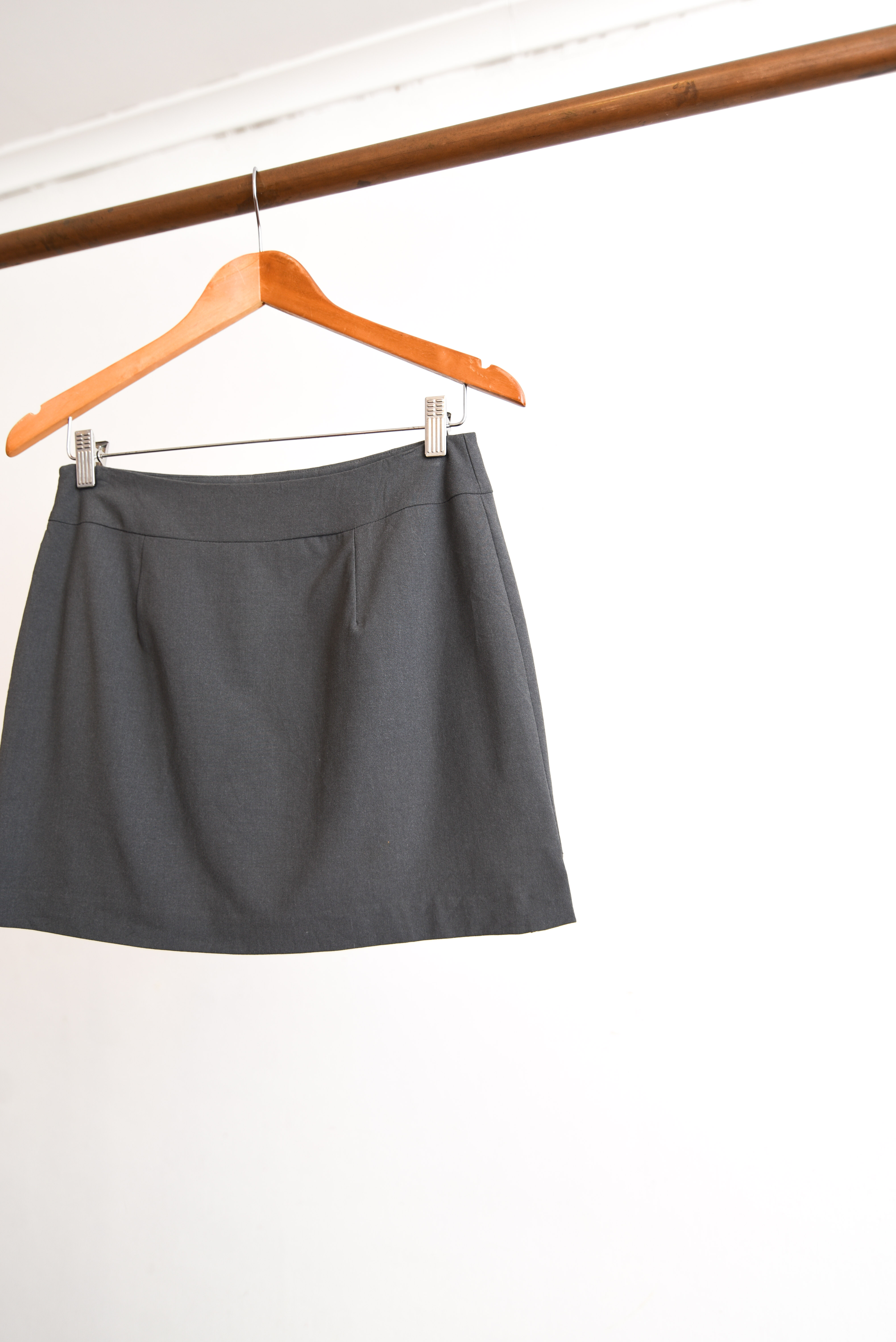 Mini falda gris 90s