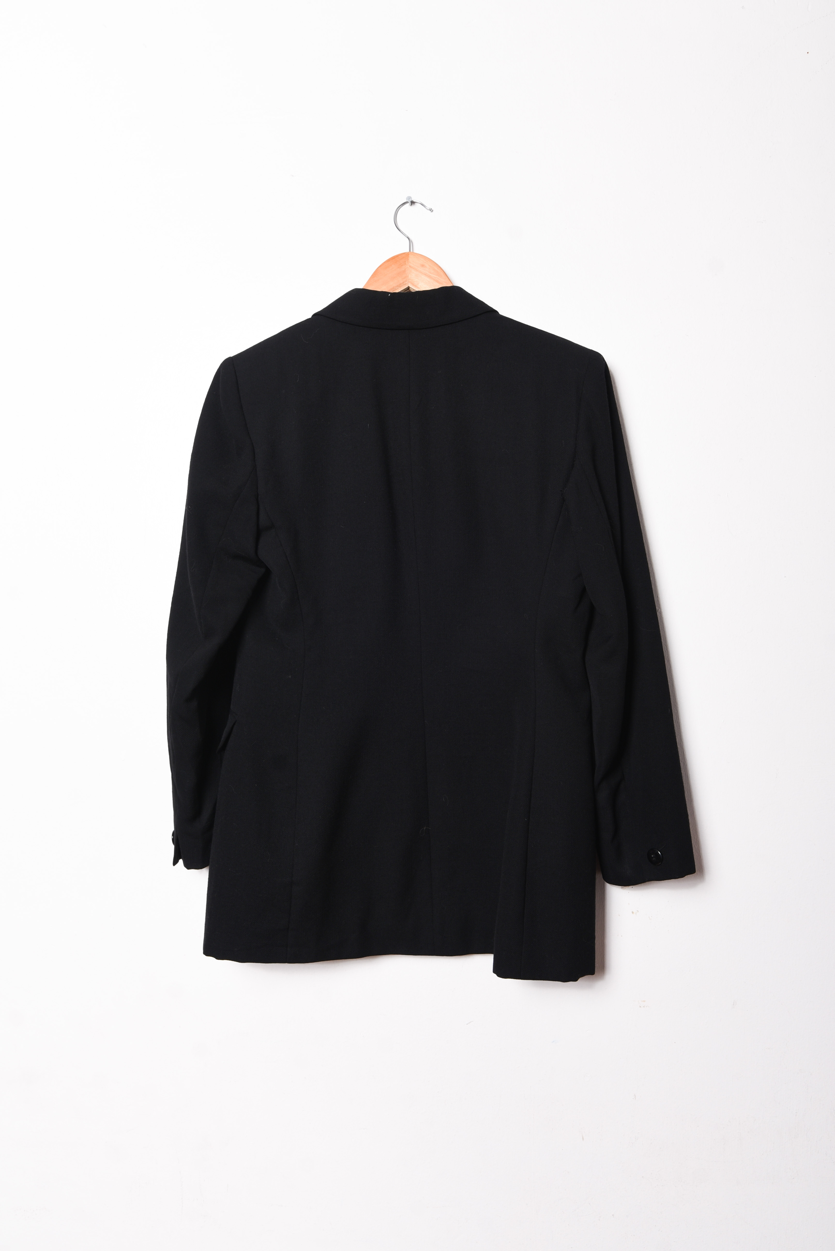 Blazer negro lana 90s